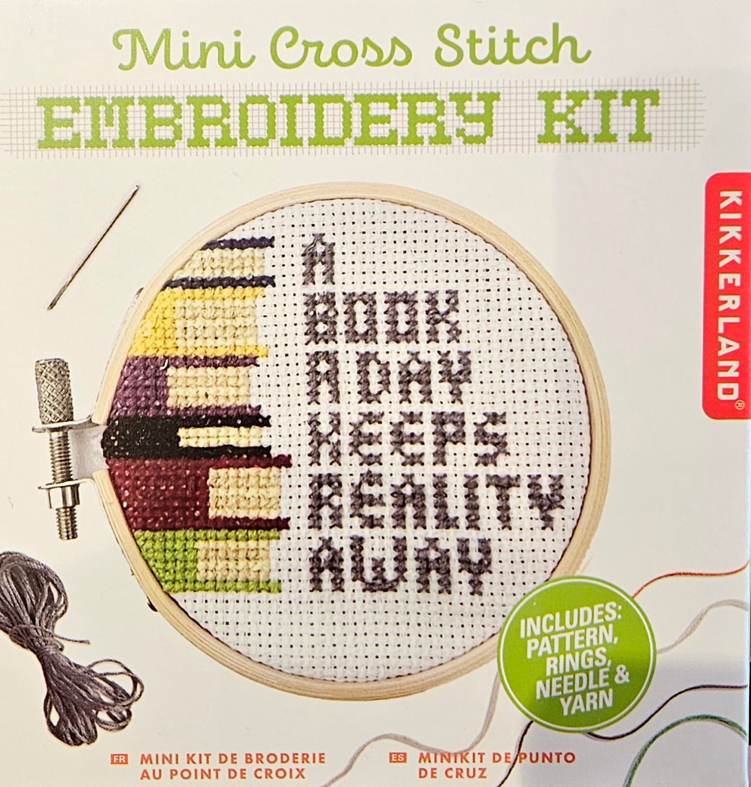 Books Mini Cross Stitch Embroidery Kit