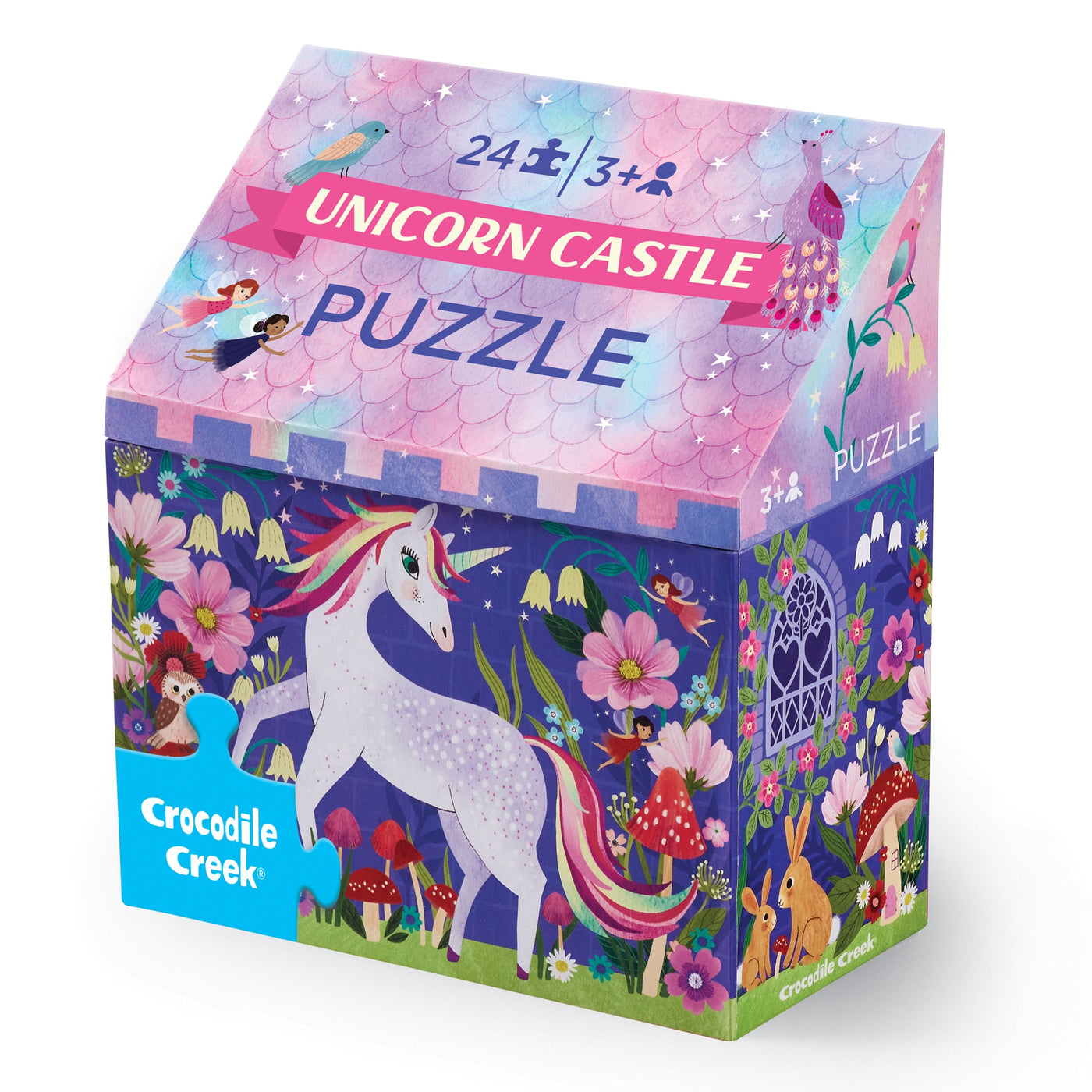 24-pc Puzzle/Unicorn Castle