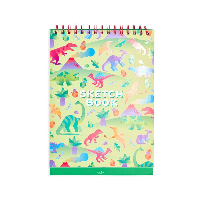 SKETCH & SHOW STANDING SKETCHBOOK: DARING DINO - 1 PC (8" X 10.5") (W/ LAMINATE PRINT)