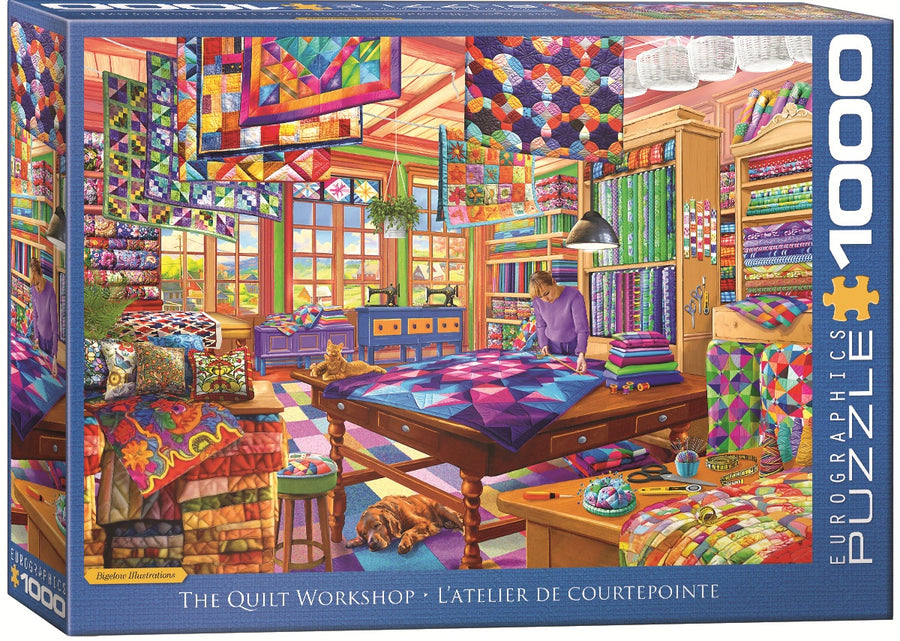 The Quilt Workshop by Bigelow Illustrations 1000pc