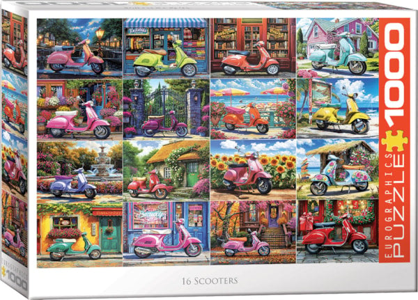 16 Scooters by Chris Bigelow
