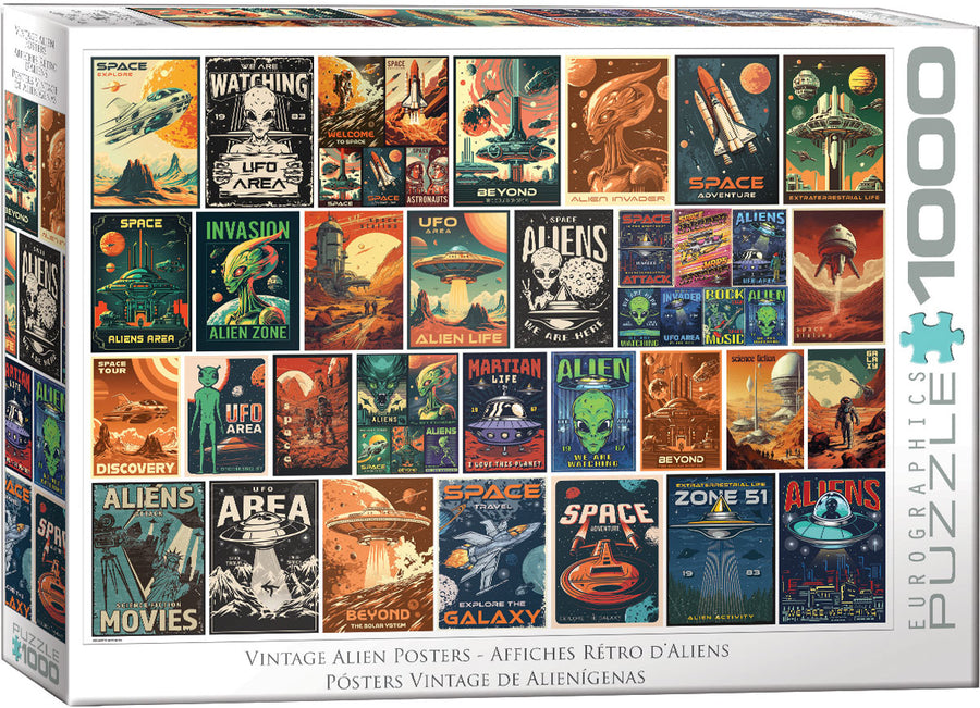 Vintage Alien Posters