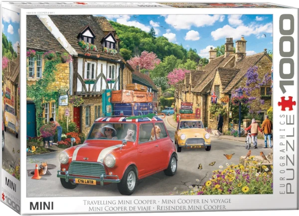 Traveling Mini Cooper  by Leanne Katie