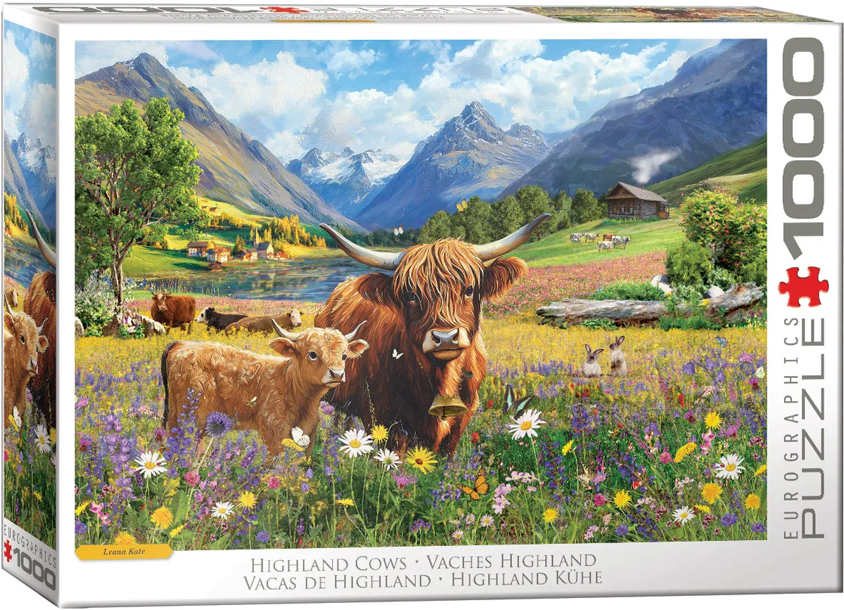 Highland Cows by Leann Kate