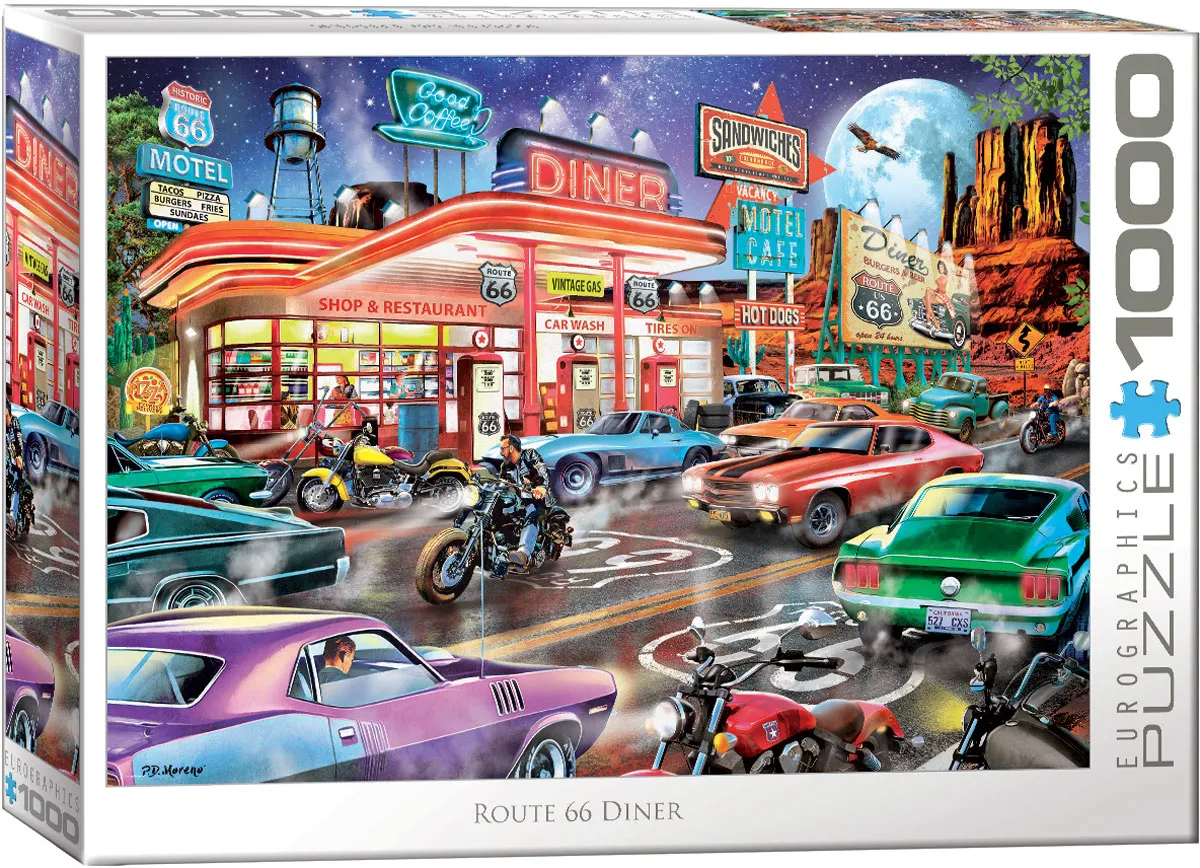 Route 66 Diner by PD Moreno