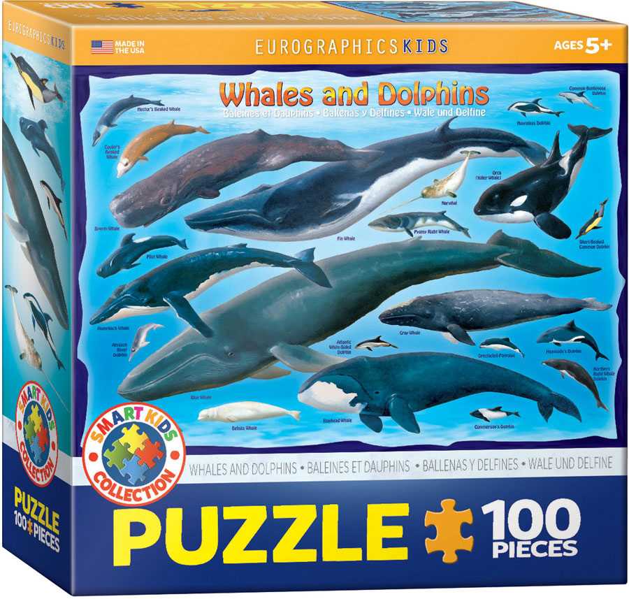 Whales and Dolphins - 100 Pieces