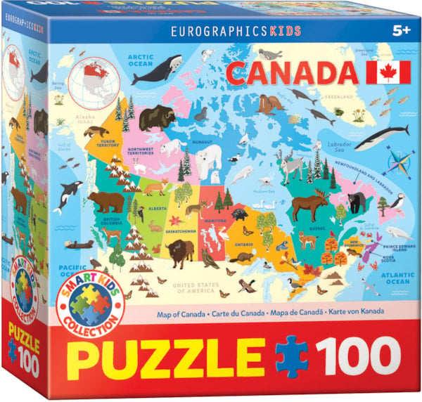 Illustrated Map of Canada