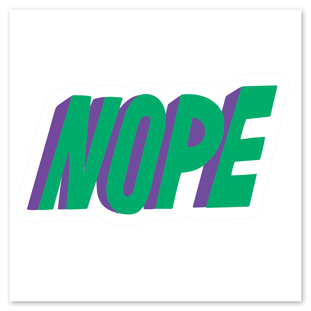 NOPE STICKER