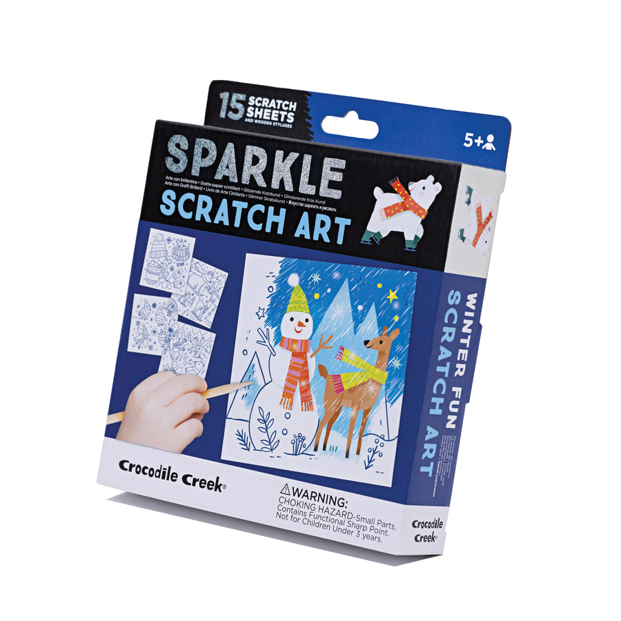 Sparkle Scratch Art/Winter Fun