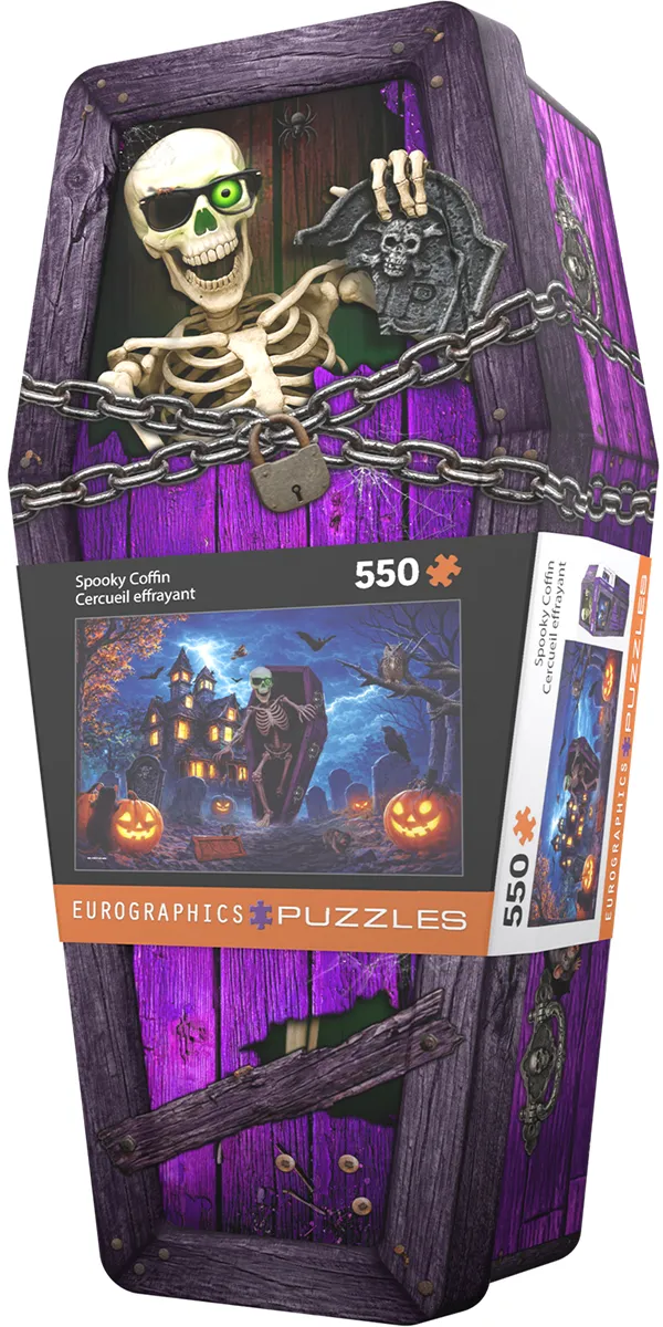 Spooky Coffin Shaped Tin
