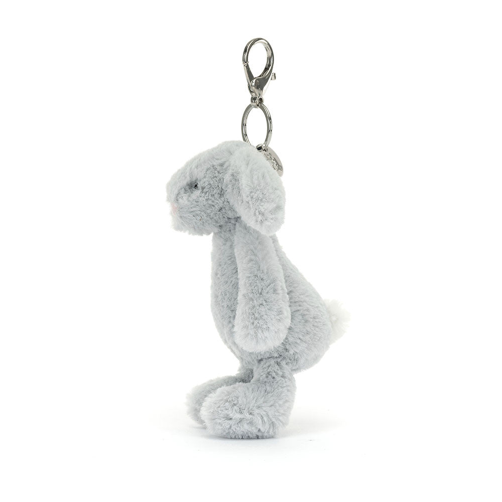 BASHFUL SILVER (GREY) BUNNY BAG CHARM