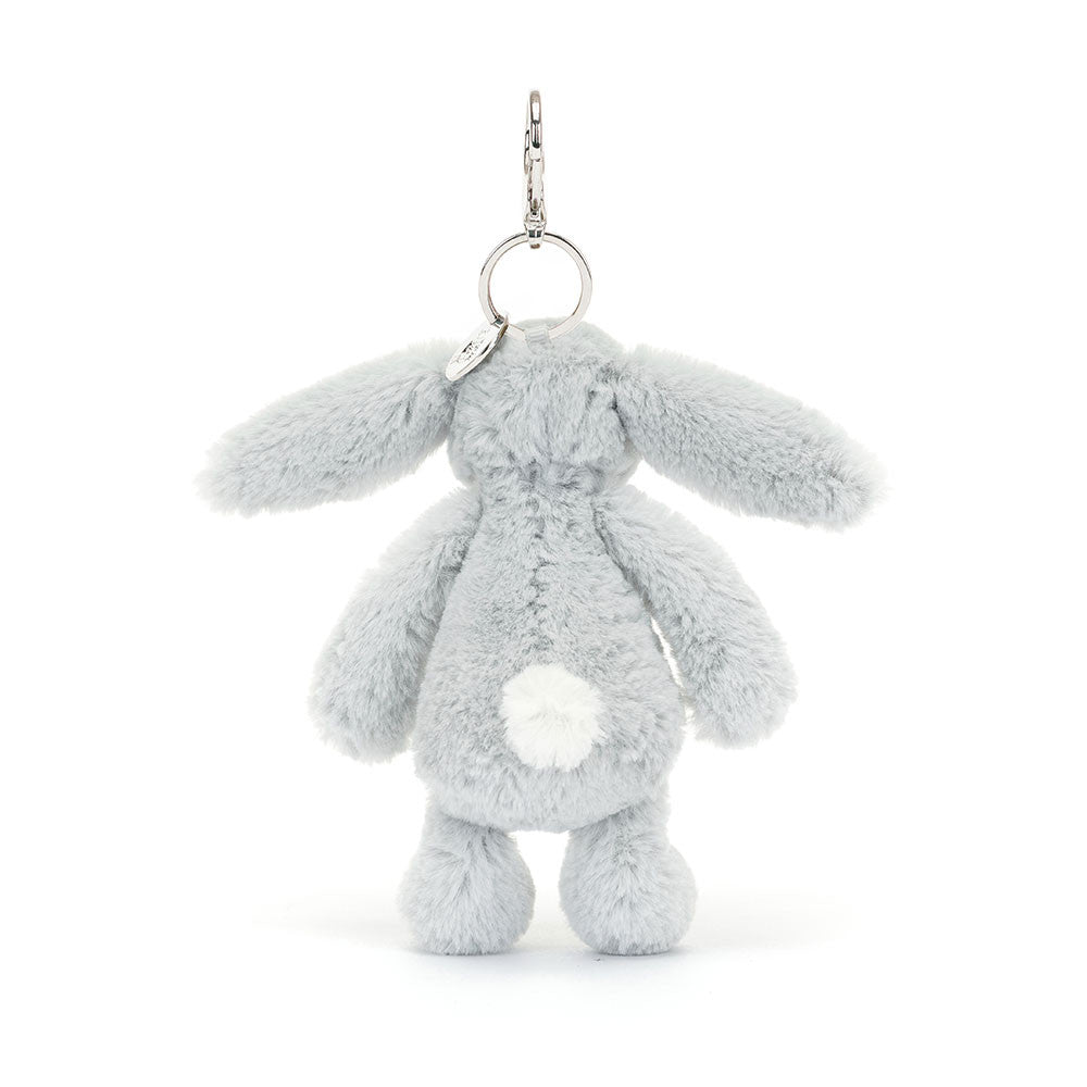 BASHFUL SILVER (GREY) BUNNY BAG CHARM