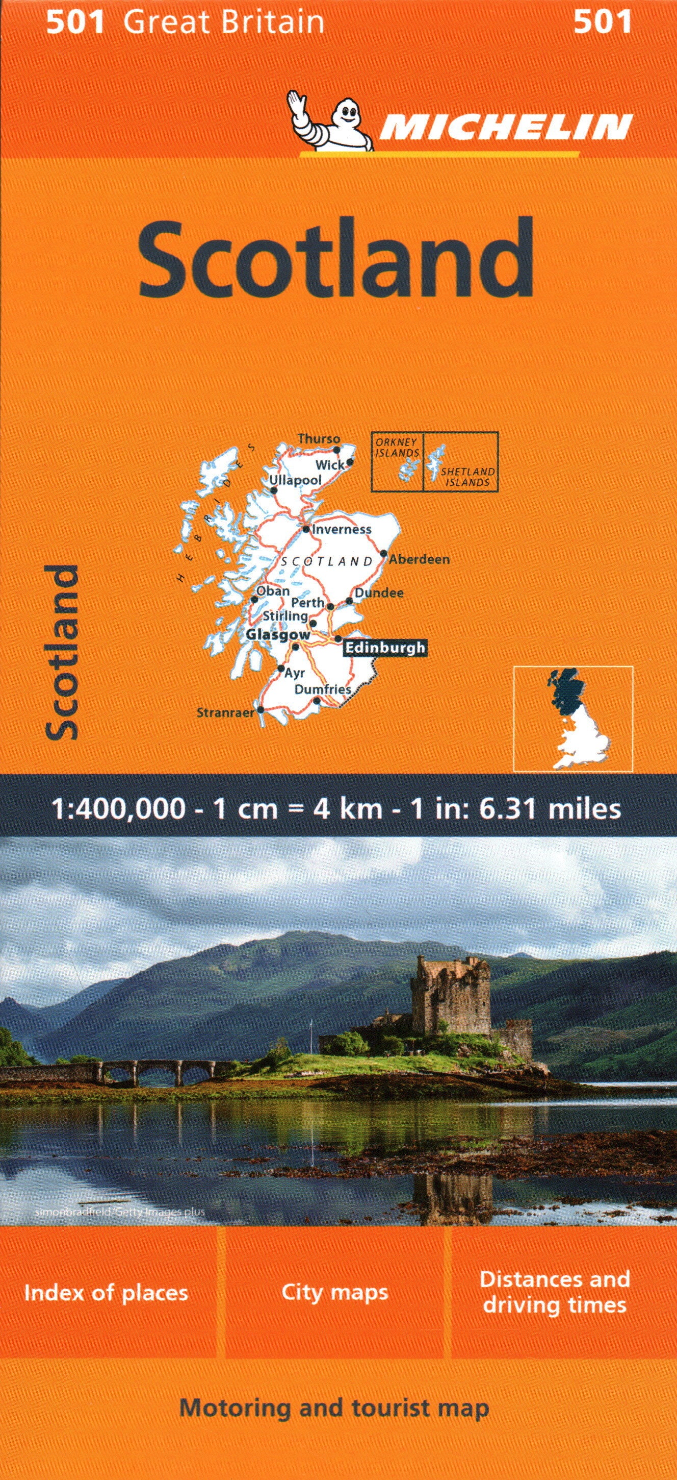 Great Britain: Scotland Map # 501