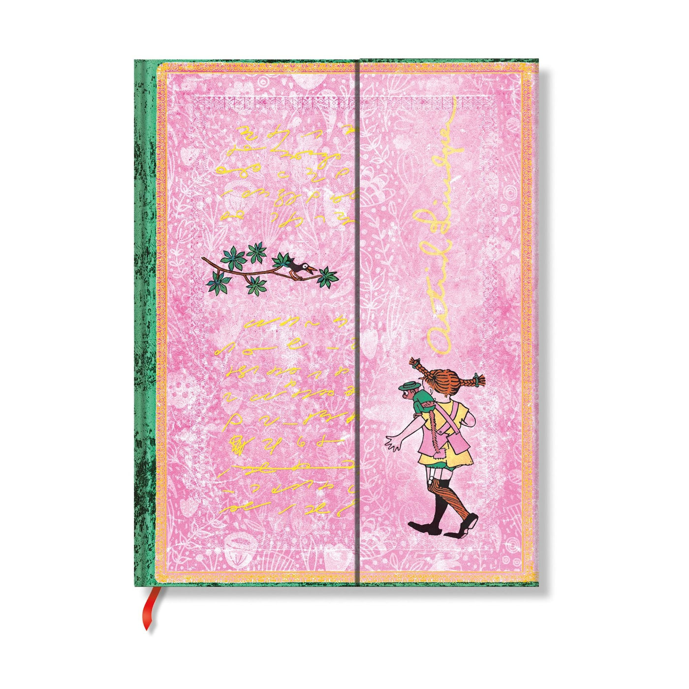Astrid Lindgren, Pippi Longstocking Ultra Lined Hardcover Journal, 144pg, 120GSM by Paperblanks (Embellished Manuscripts Collection)