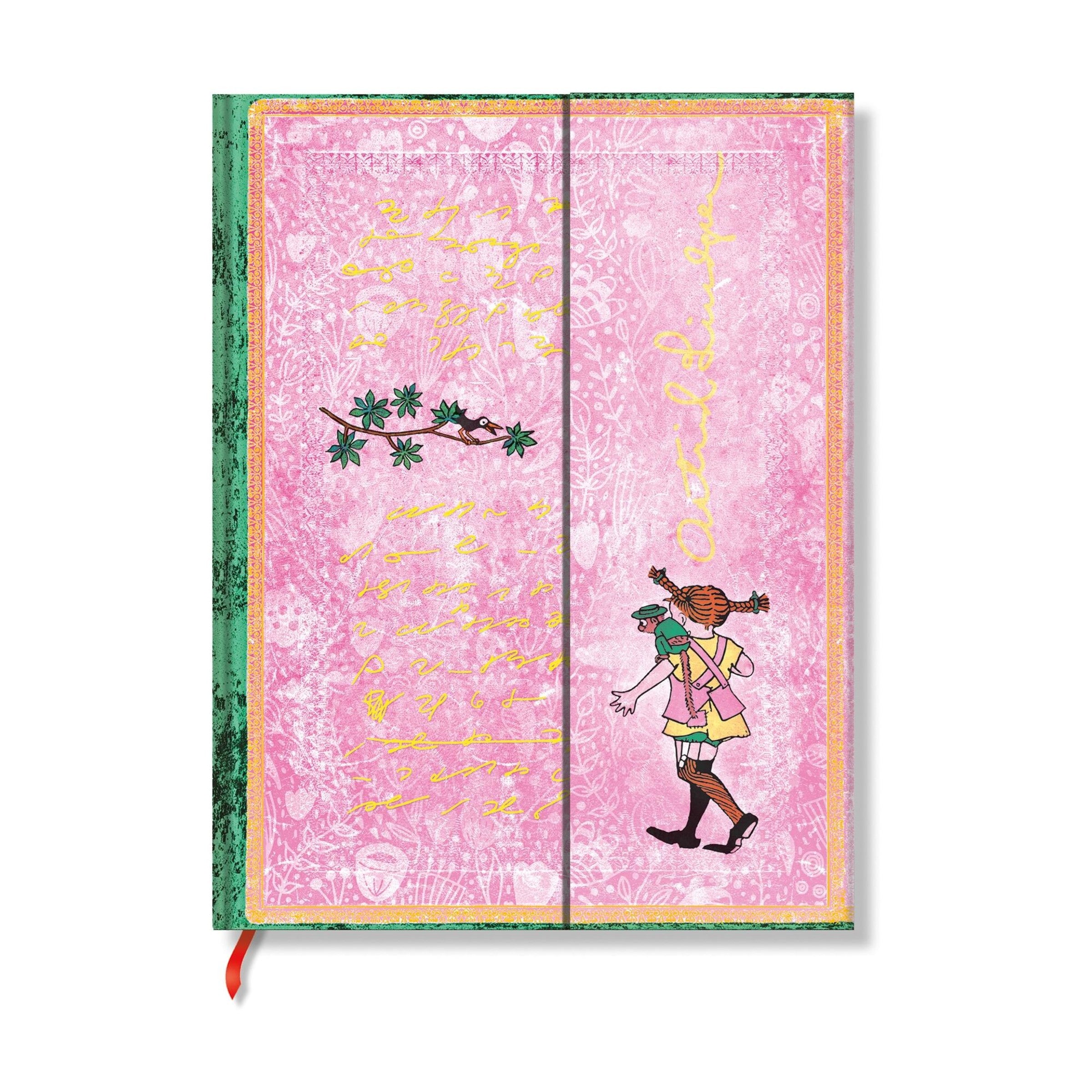 Astrid Lindgren, Pippi Longstocking Ultra Lined Hardcover Journal, 144pg, 120GSM by Paperblanks (Embellished Manuscripts Collection)