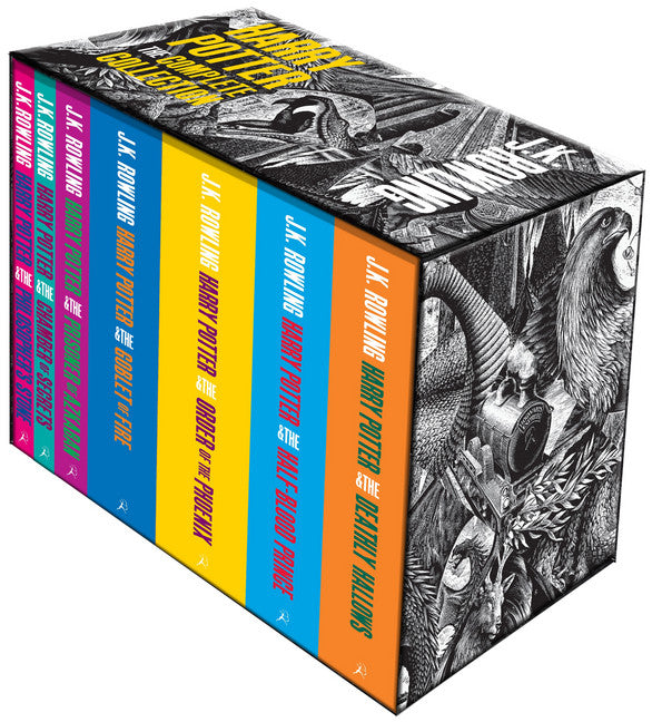 Harry Potter 7 Volumes Boxed Set Adult