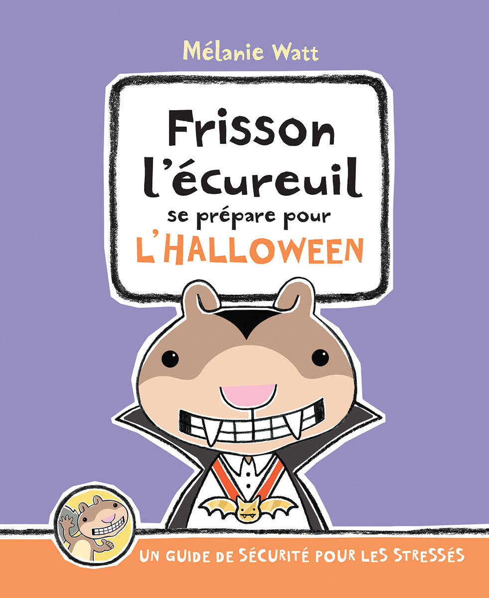 Frisson l'écureuil se prépare pour l'Halloween