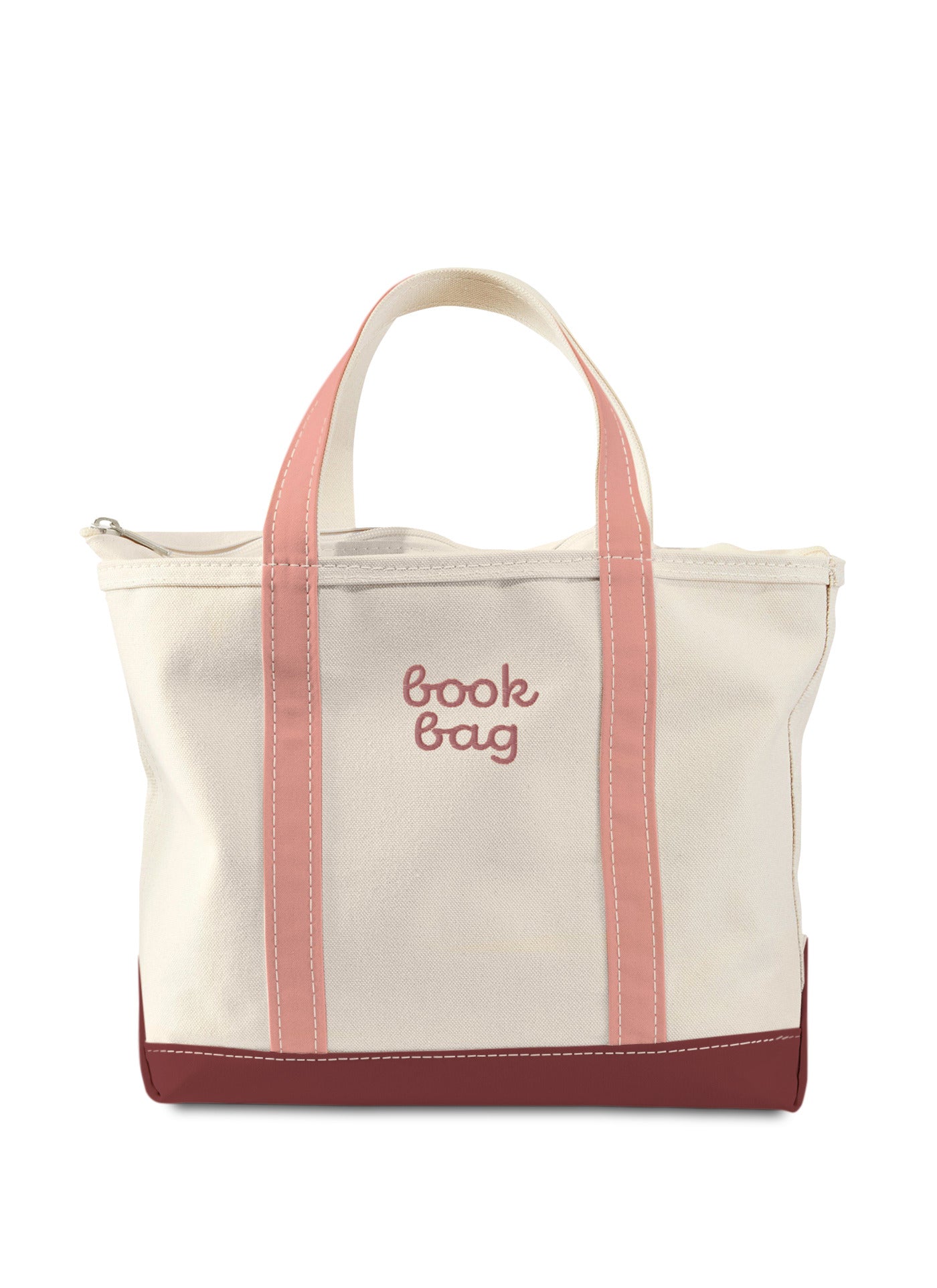 Book Bag Large Zippered Tote