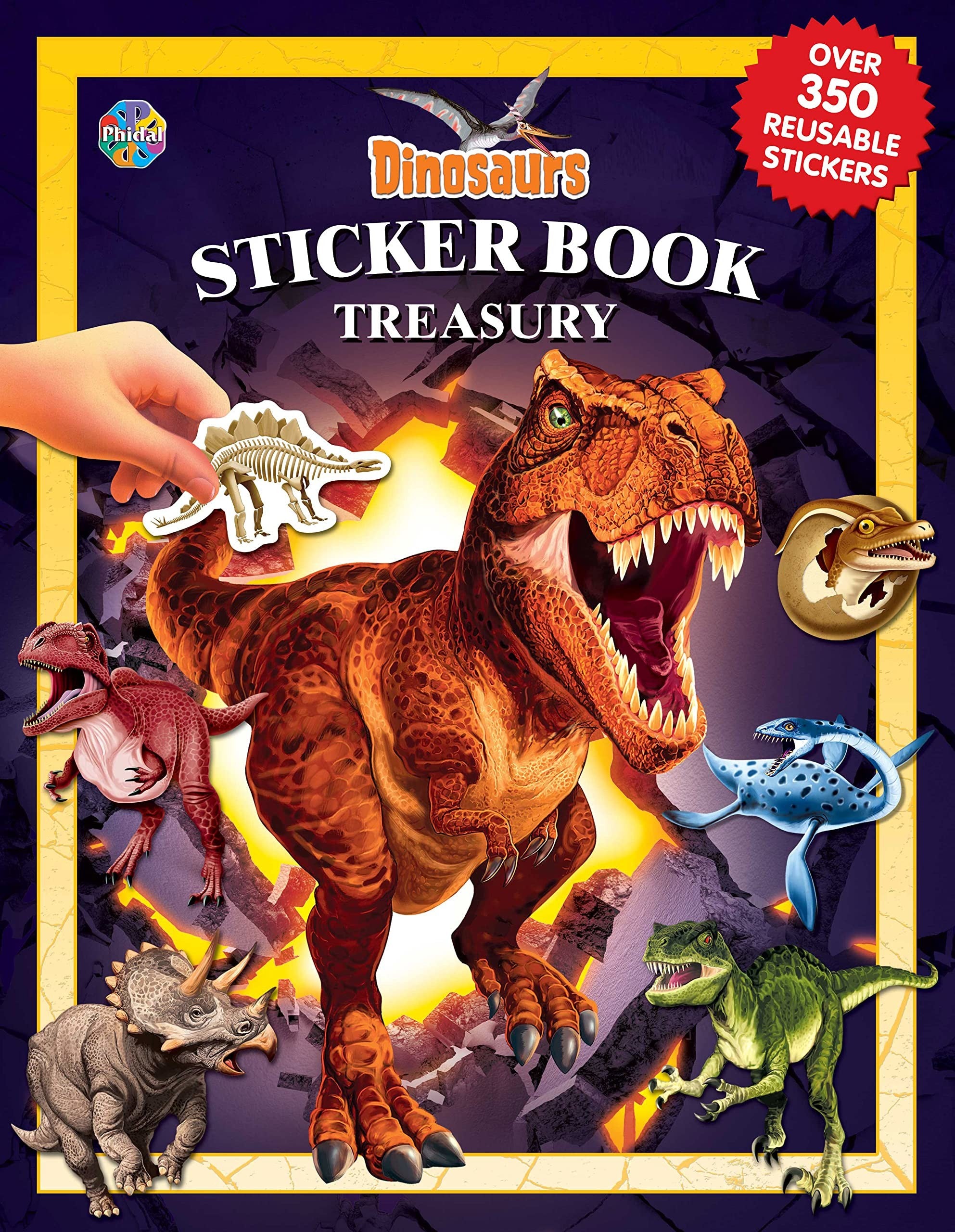 DINOSAURS STICKER BOOK TREASURY