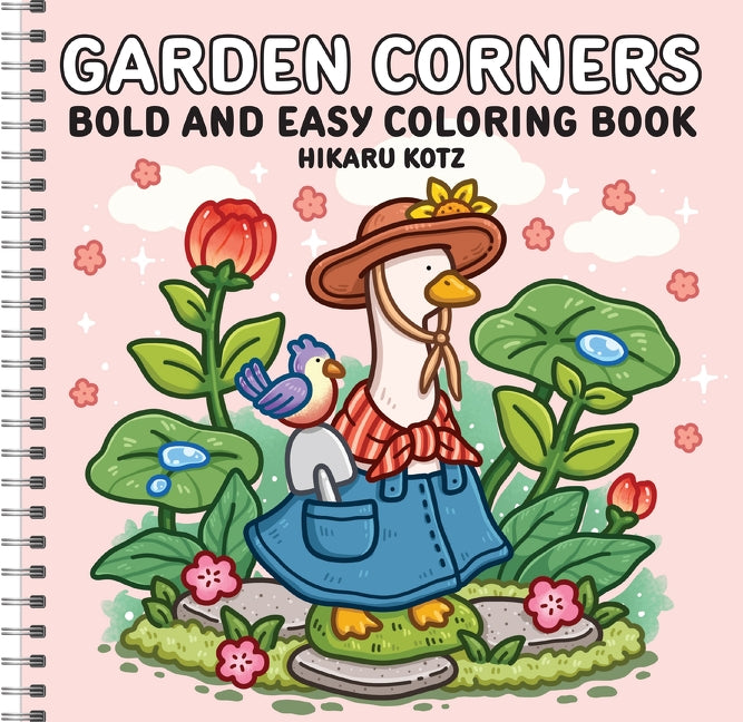 Garden Corners: Bold and Easy Coloring Book