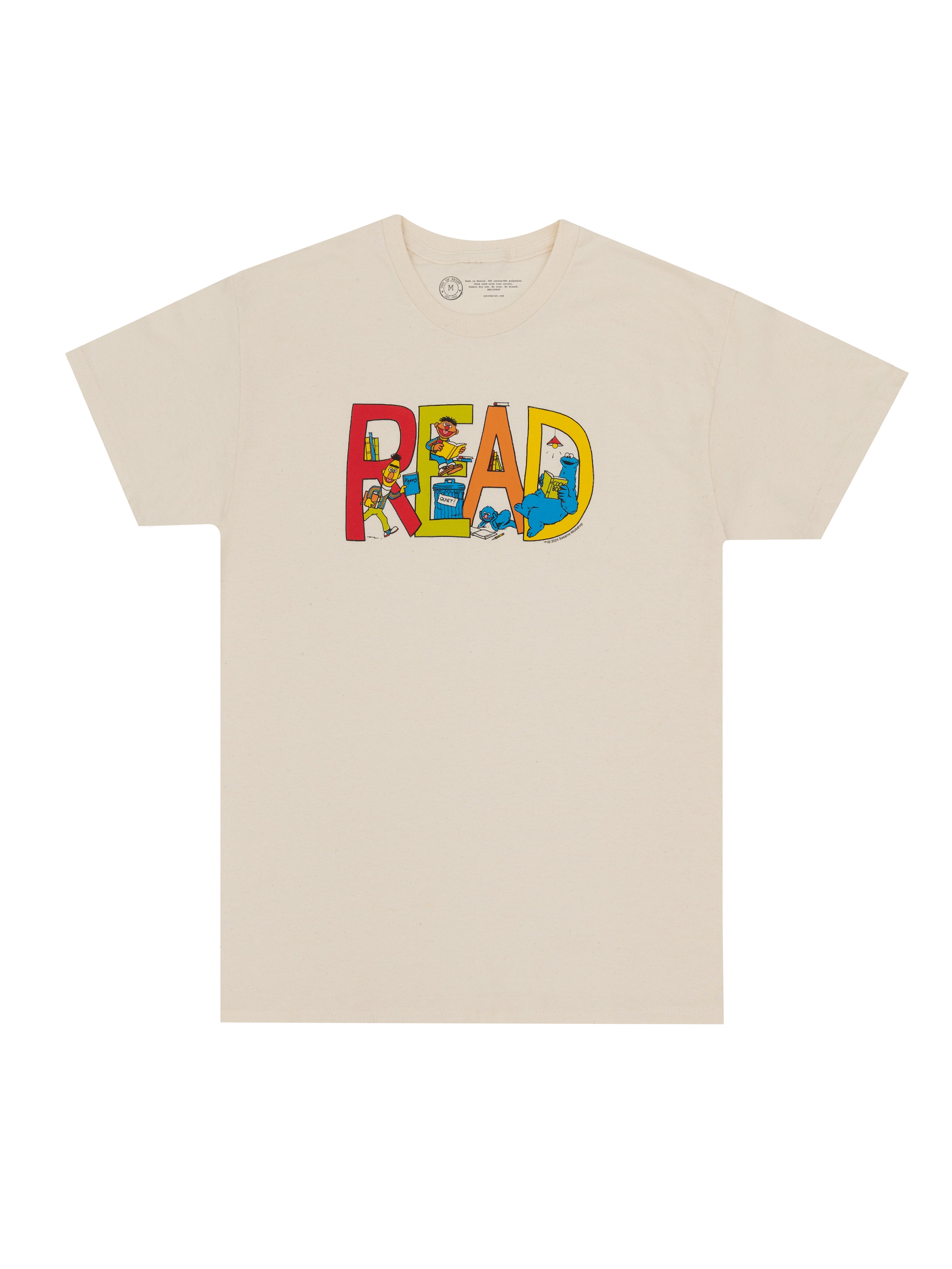 Sesame Read Unisex T-Shirt XXX-Large
