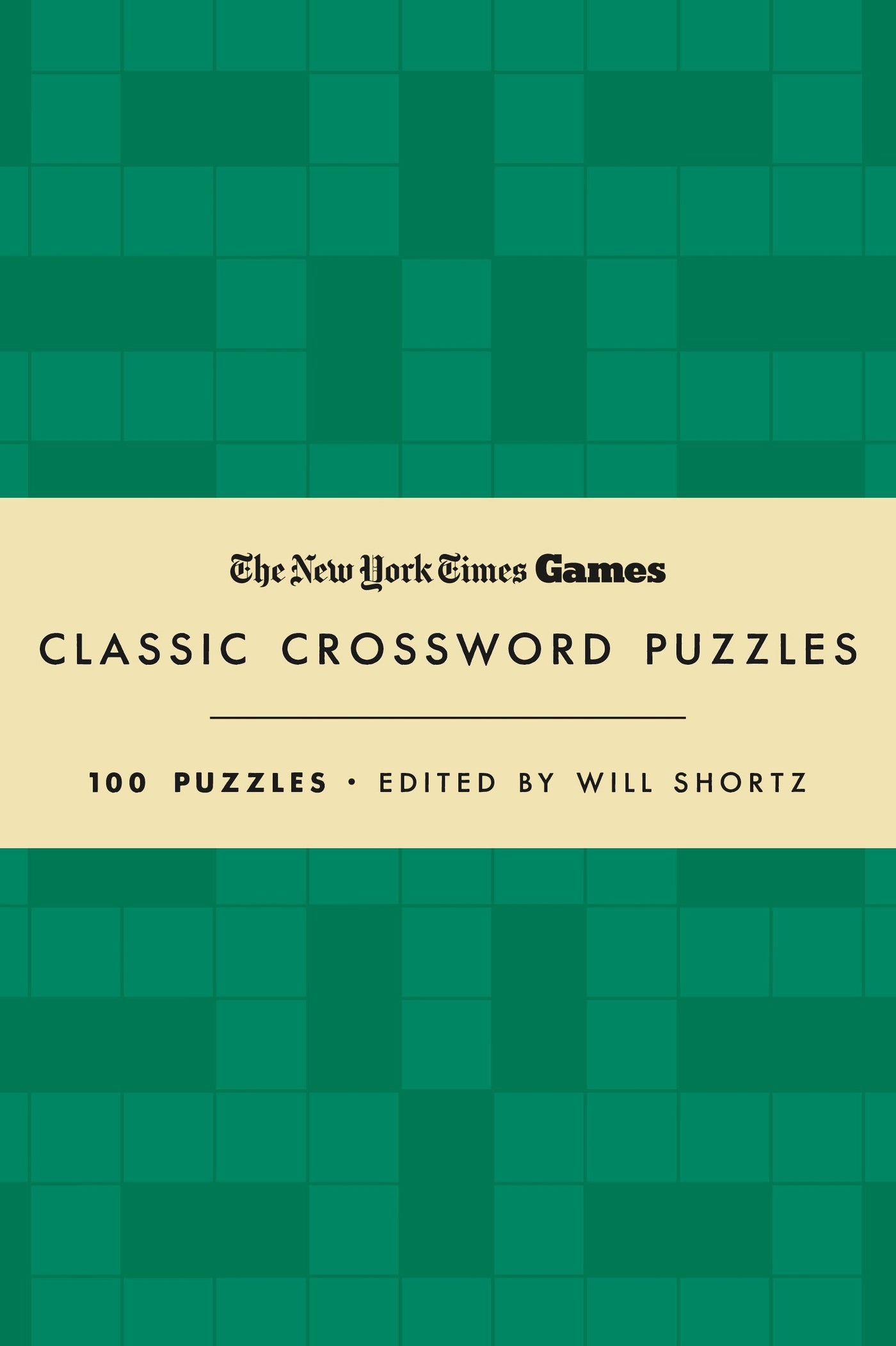 New York Times Games Classic Crossword Puzzles (Forest Green and Cream)