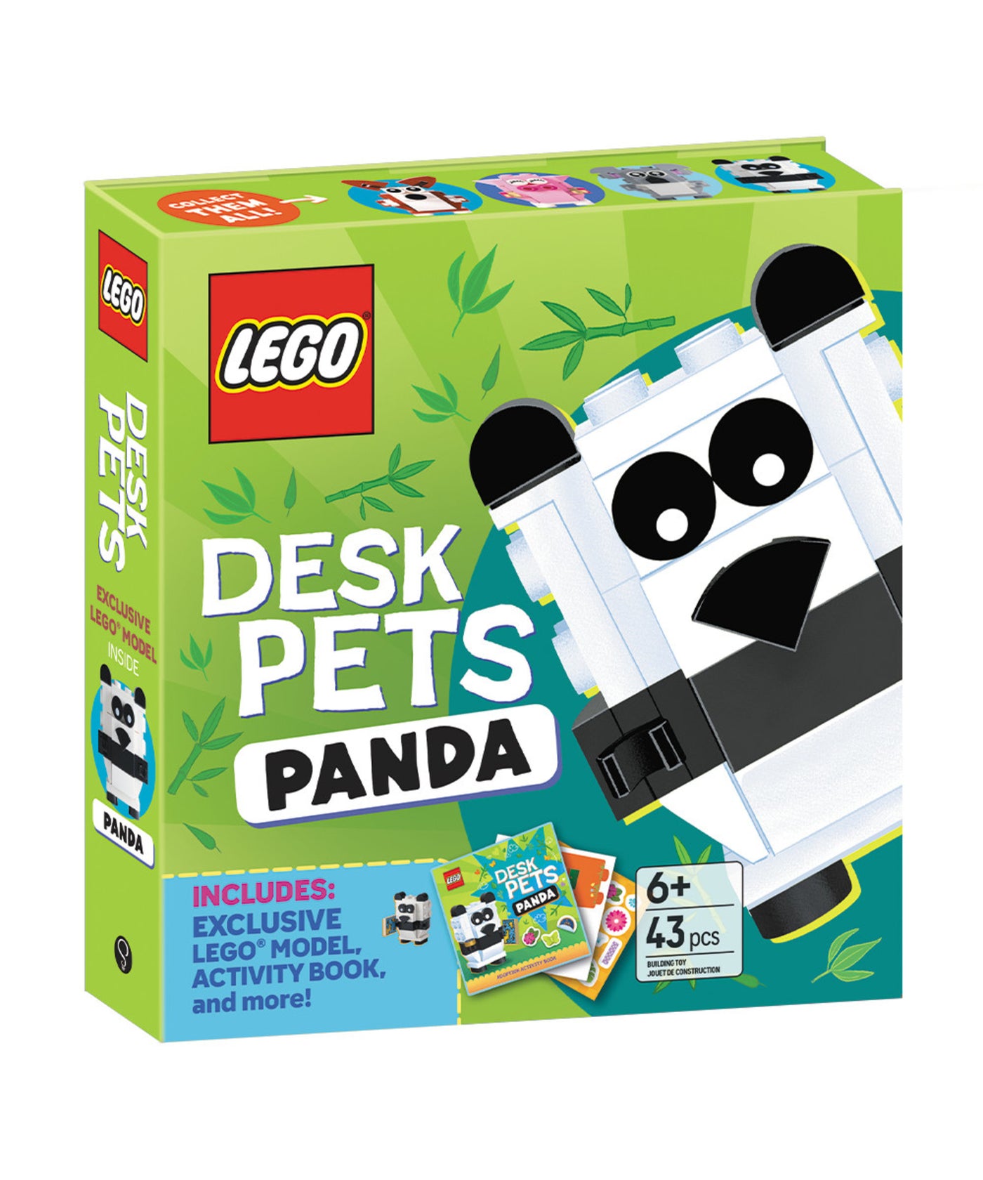 LEGO® Books. Desk Pets: Panda