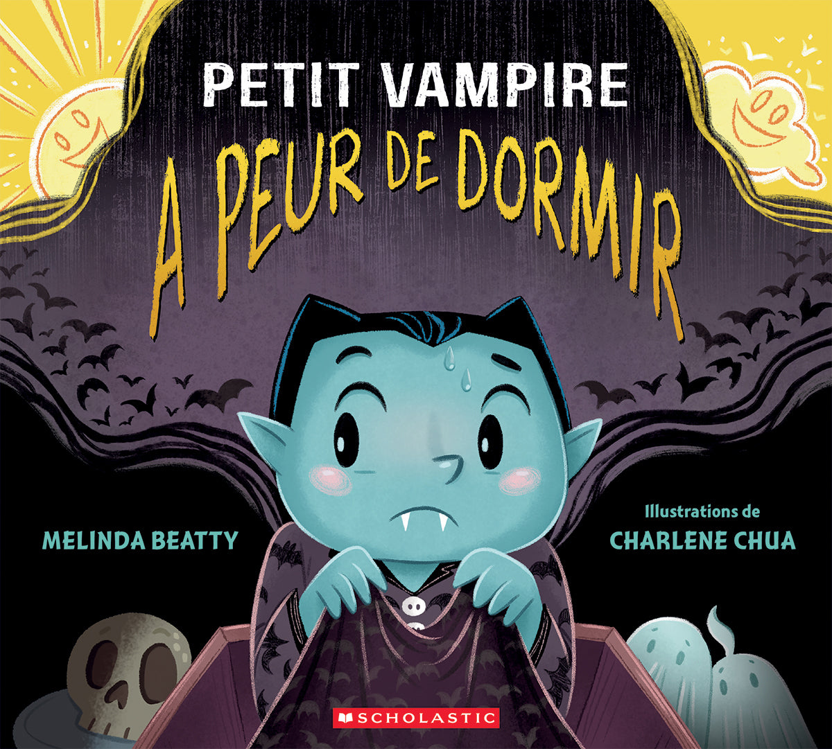 Petit vampire a peur de dormir