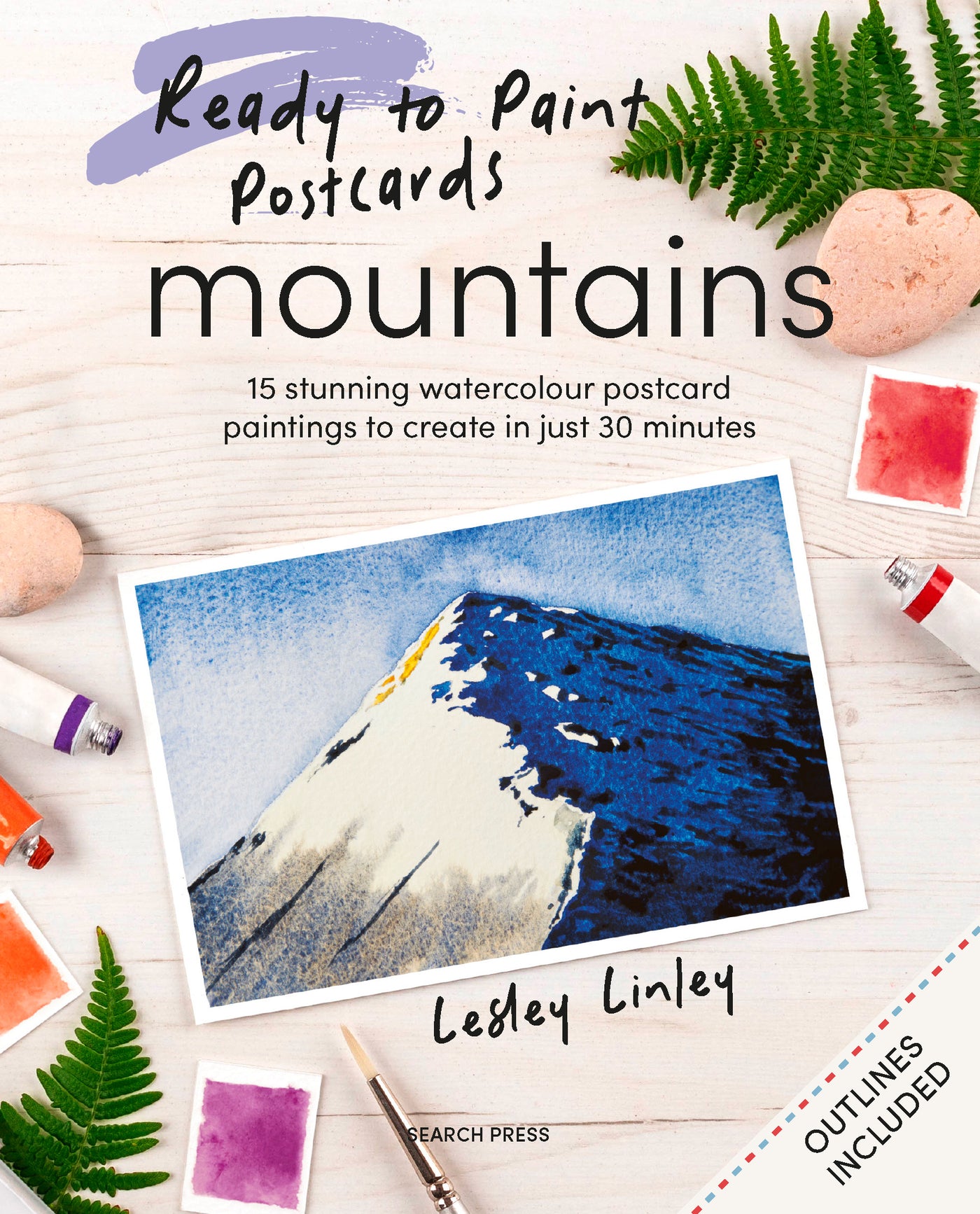 Ready to Paint Postcards: Mountains