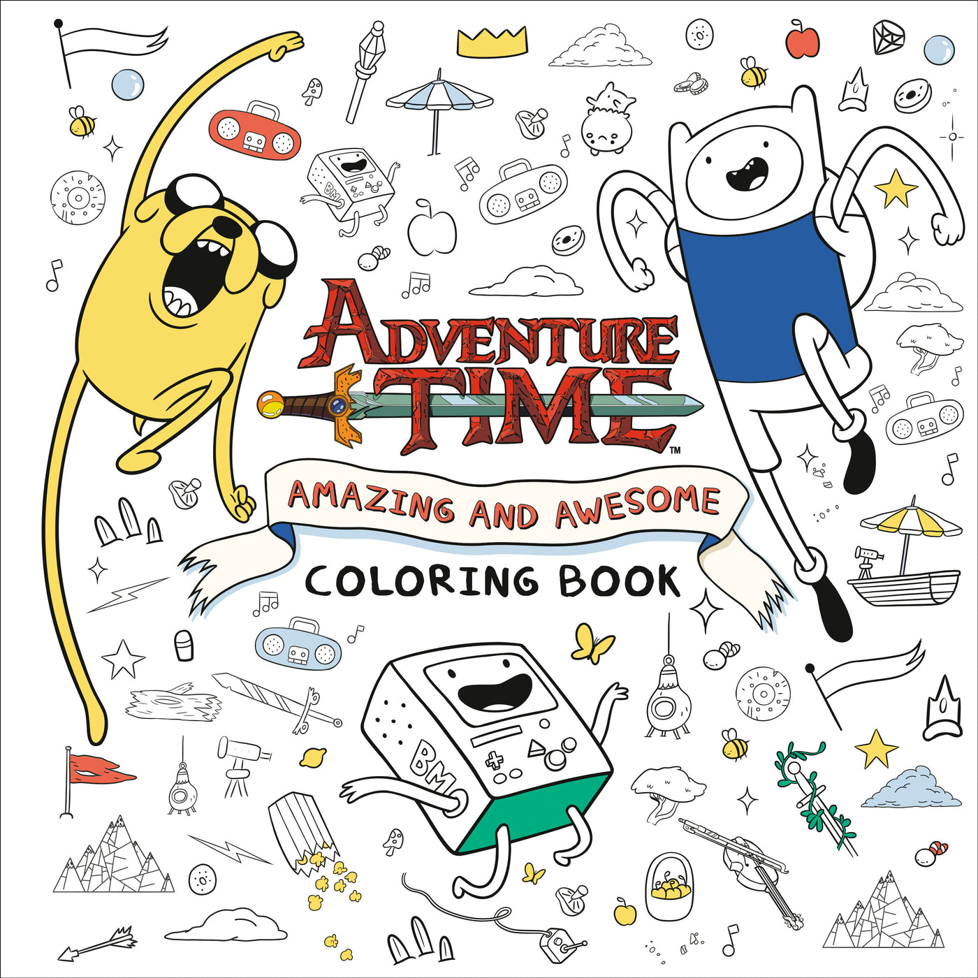 Adventure Time: Amazing and Awesome Coloring Book