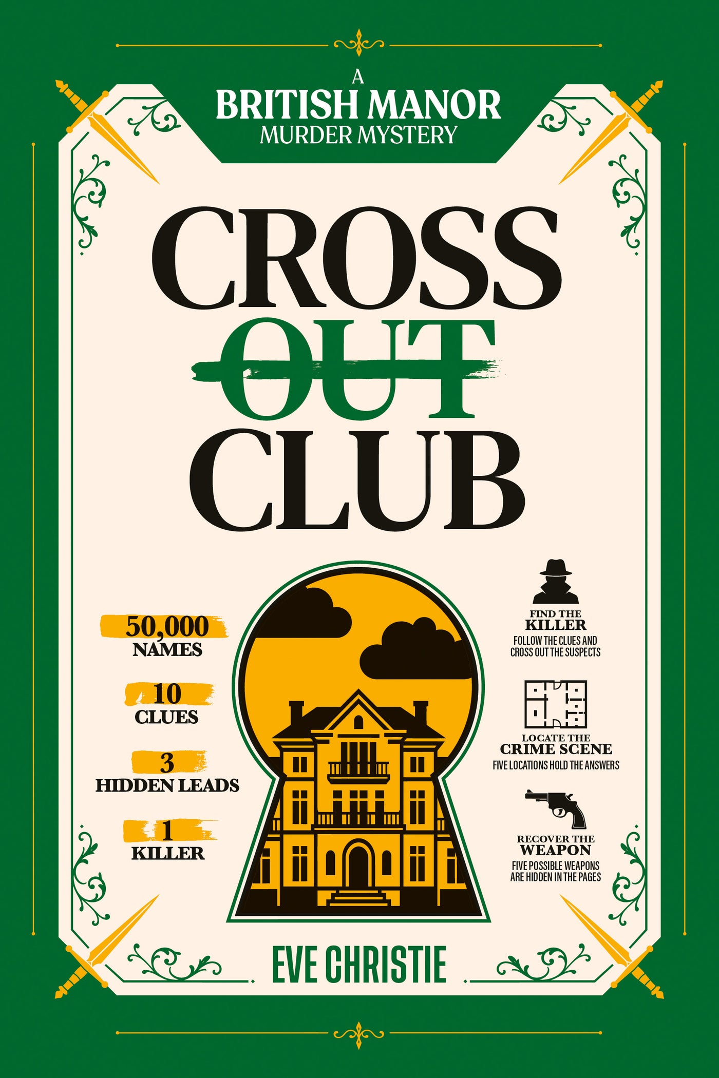 Cross Out Club: A British Manor Murder Mystery Puzzle
