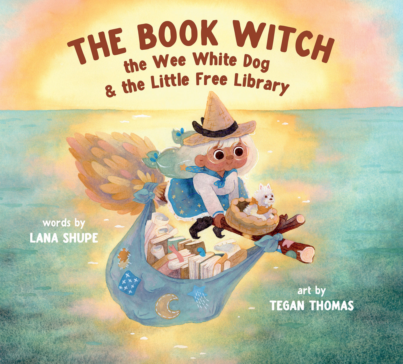 The Book Witch, the Wee White Dog, and the Little Free Library