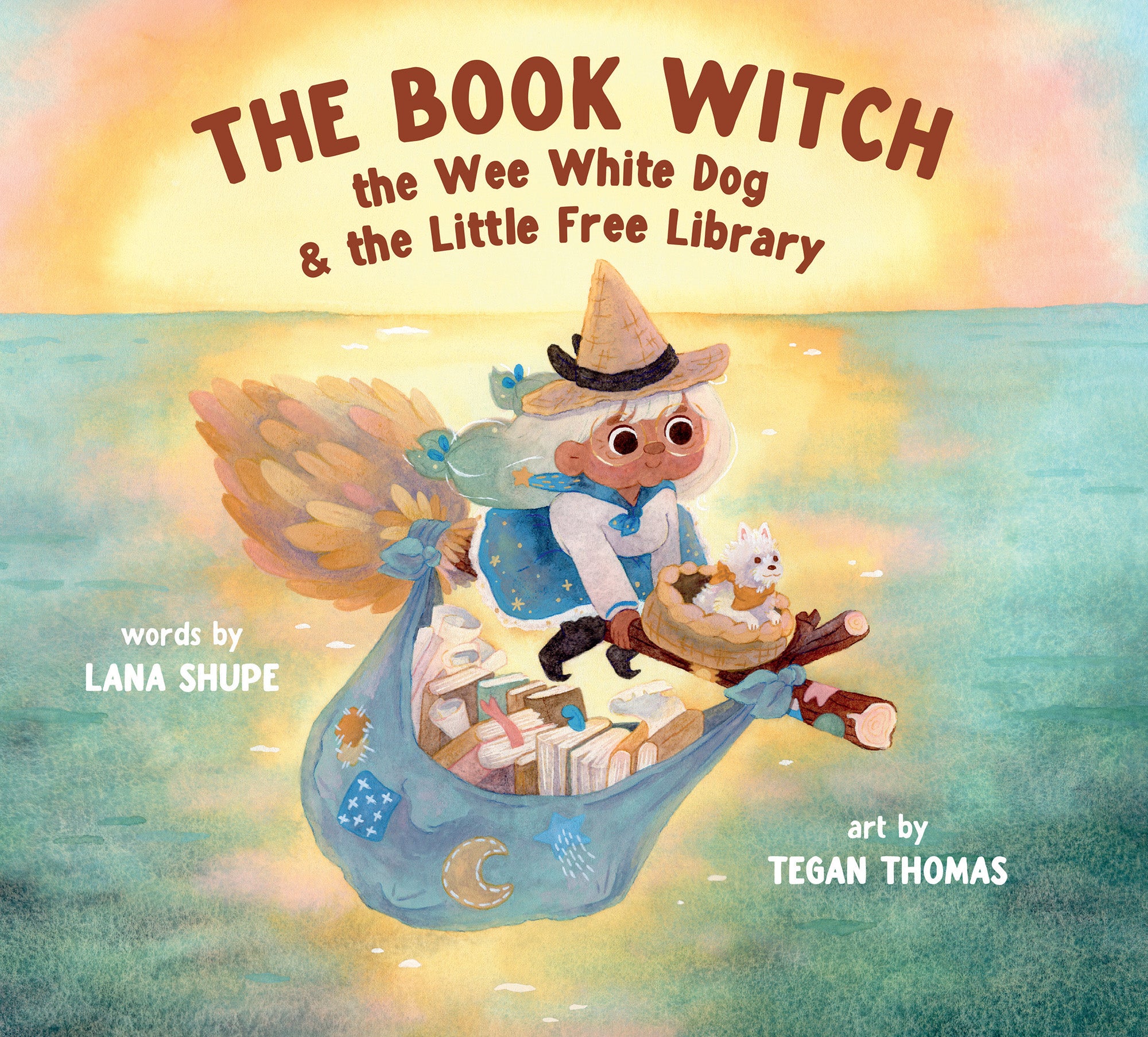 The Book Witch, the Wee White Dog, and the Little Free Library