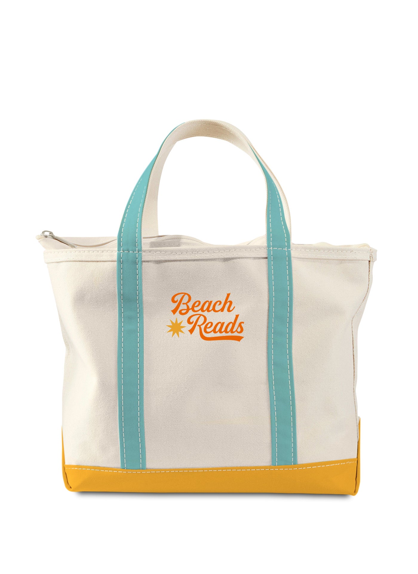 Beach Reads Large Zippered Tote