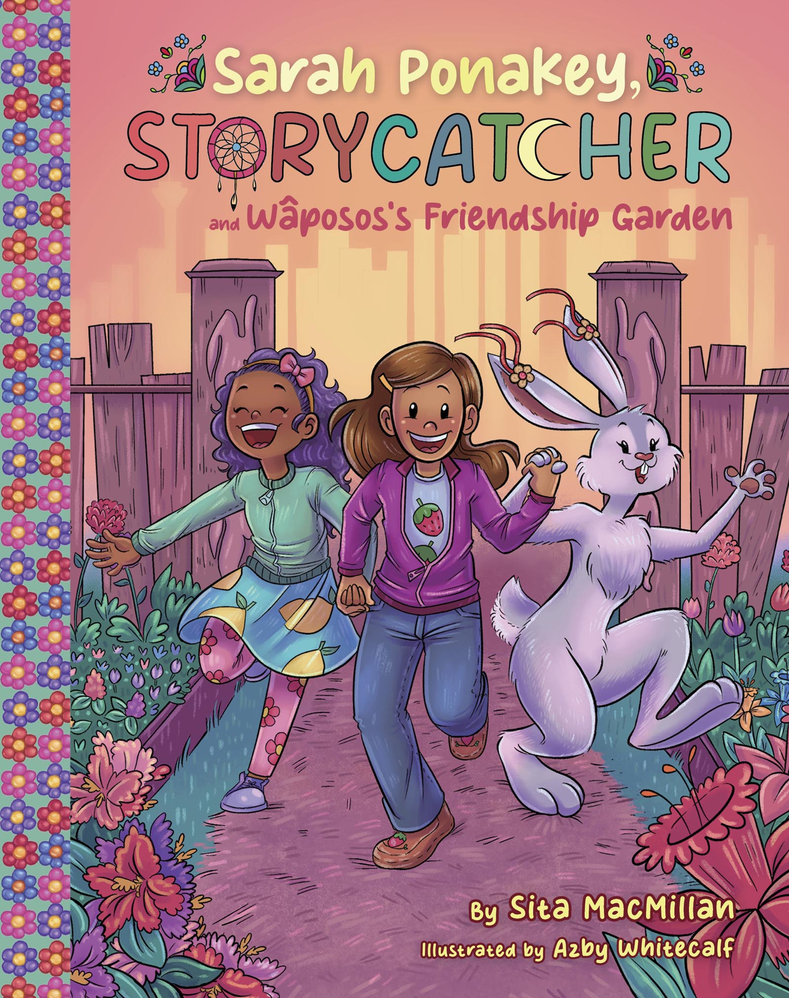 Sarah Ponakey, Storycatcher, and Wâposos’s Friendship Garden