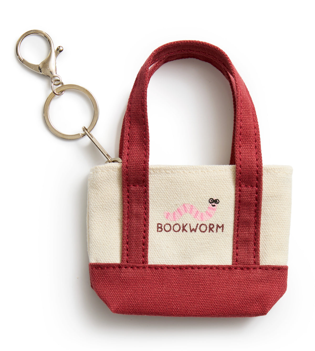 Bookworm Tiny Tote Bag Charm