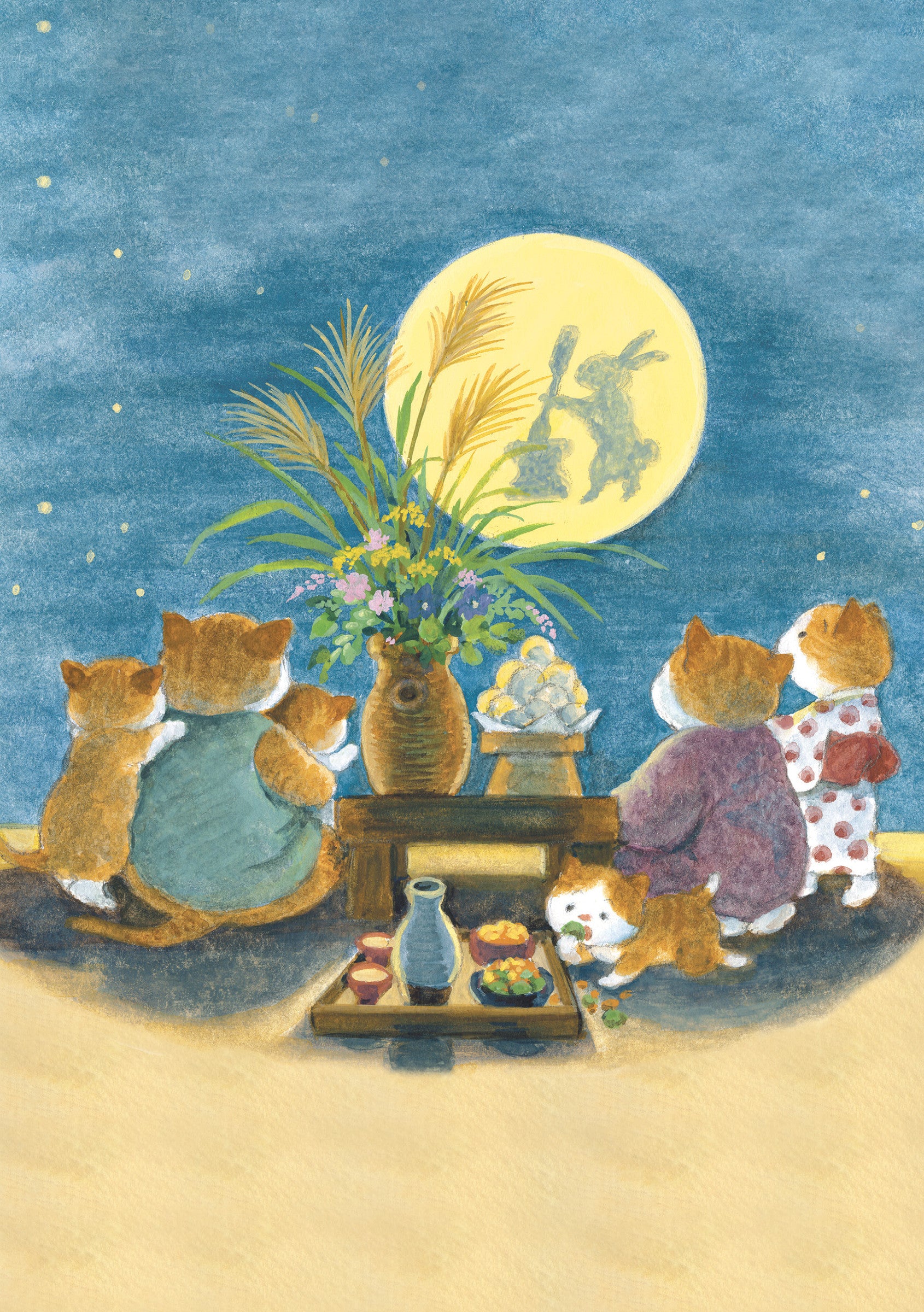 Journal Kawaii Cats, Lined Paperback (Rabbit Moon)