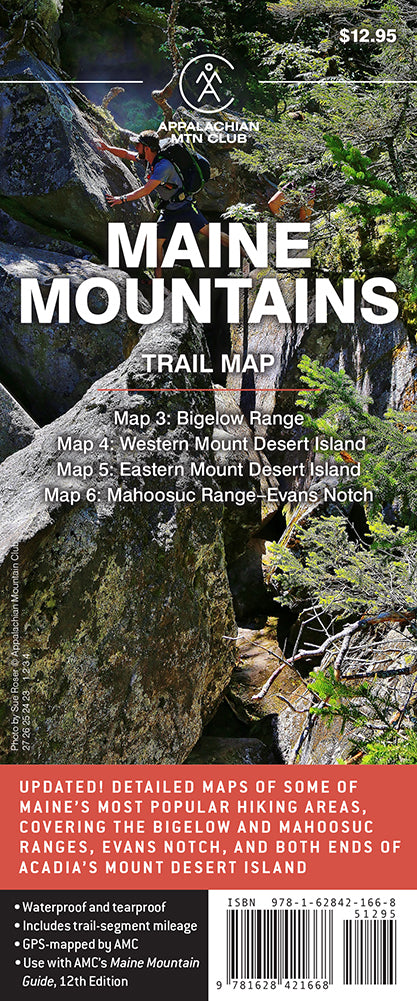 AMC Maine Mountains Trail Maps 3–6