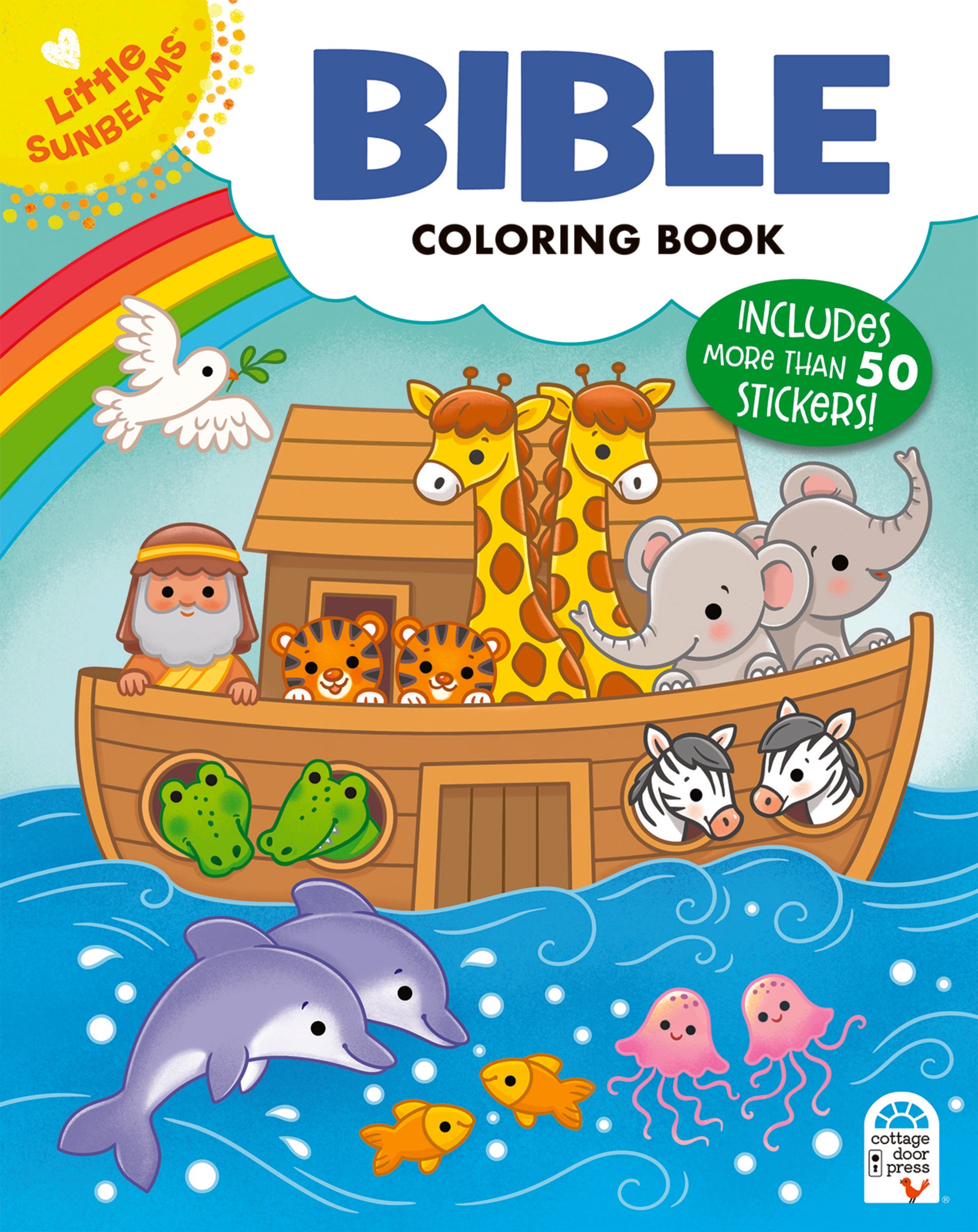 Bible Coloring Book with Stickers
