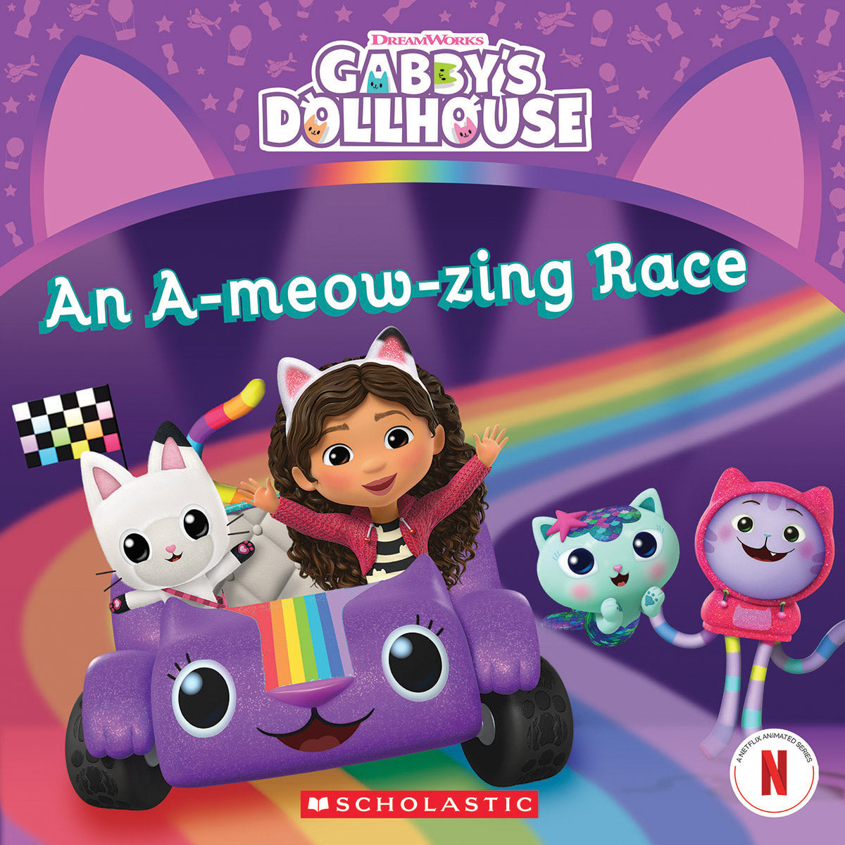 The A-meow-zing Race (Gabby's Dollhouse 8 x 8 #11)