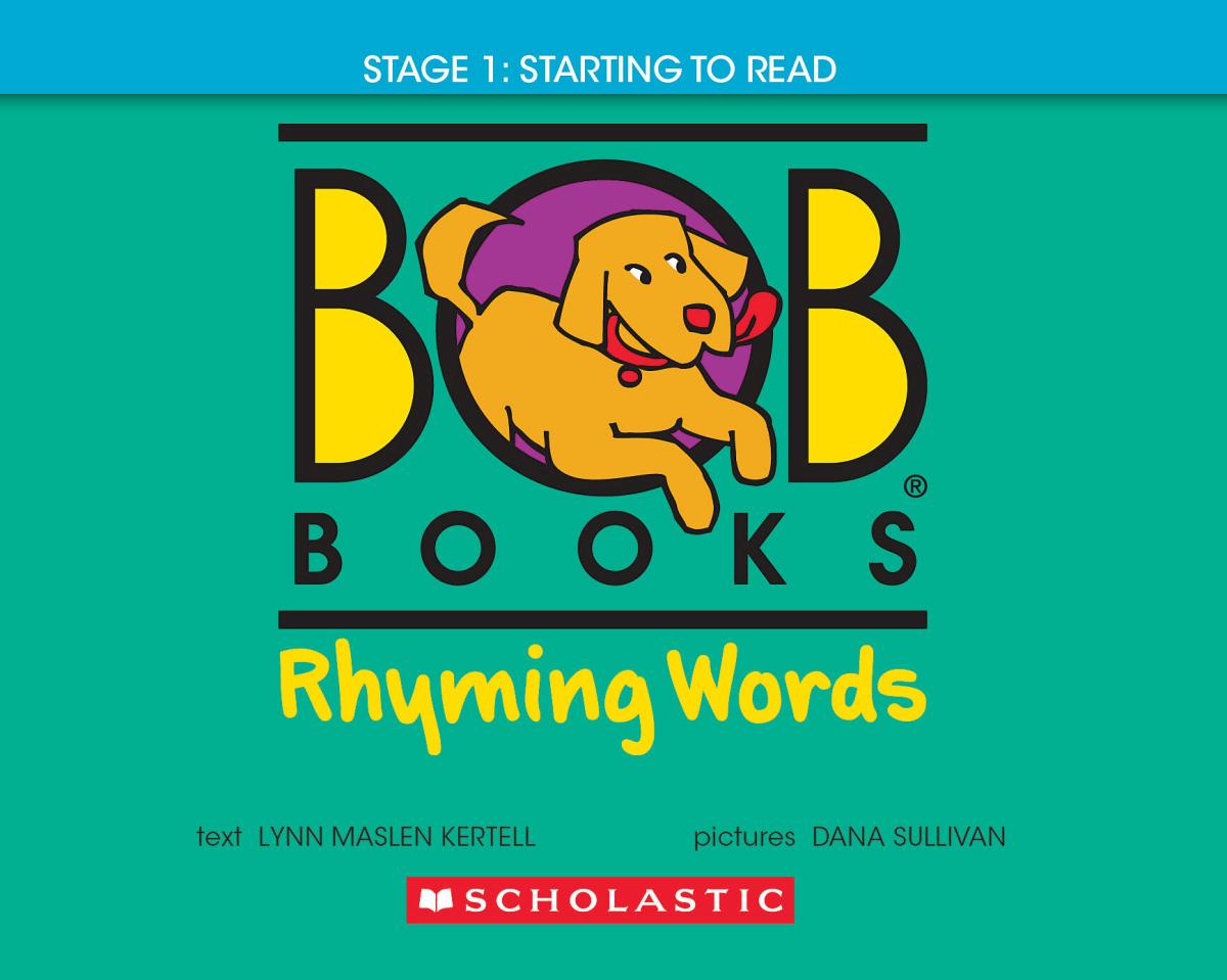 Bob Books - Rhyming Words Hardcover Bind-Up | Phonics, Ages 4 and up, Kindergarten (Stage 1: Starting to Read)