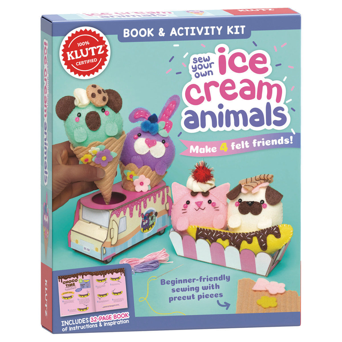 Sew Your Own Ice Cream Animals