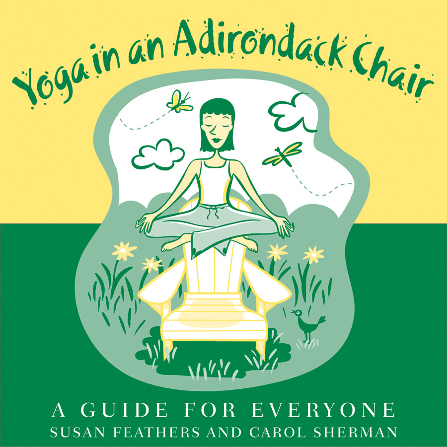 Yoga in an Adirondack Chair