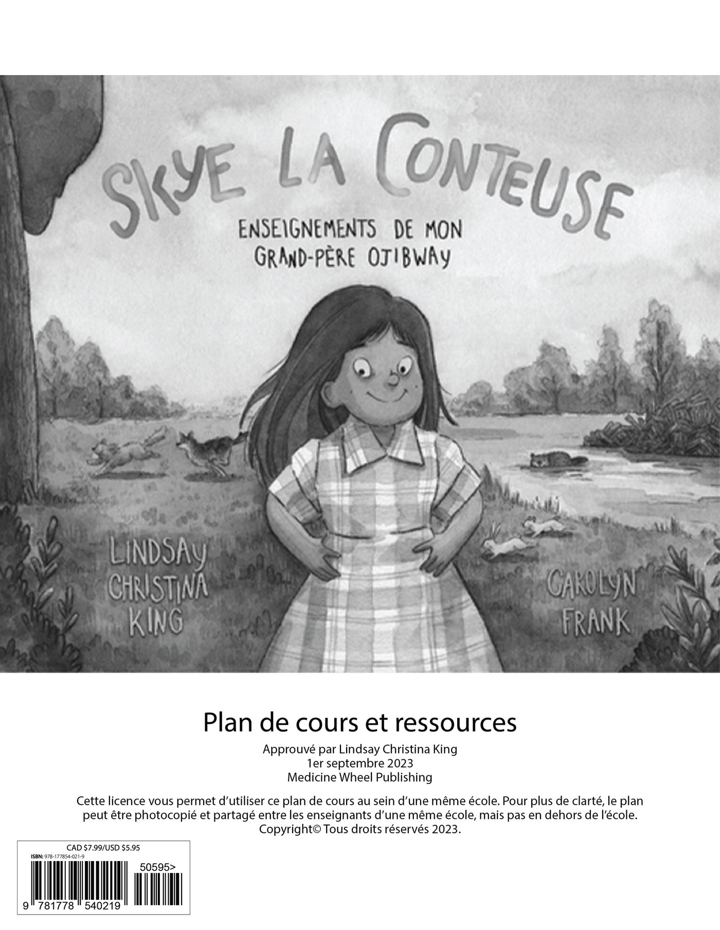 Skye la conteuse plan de cours