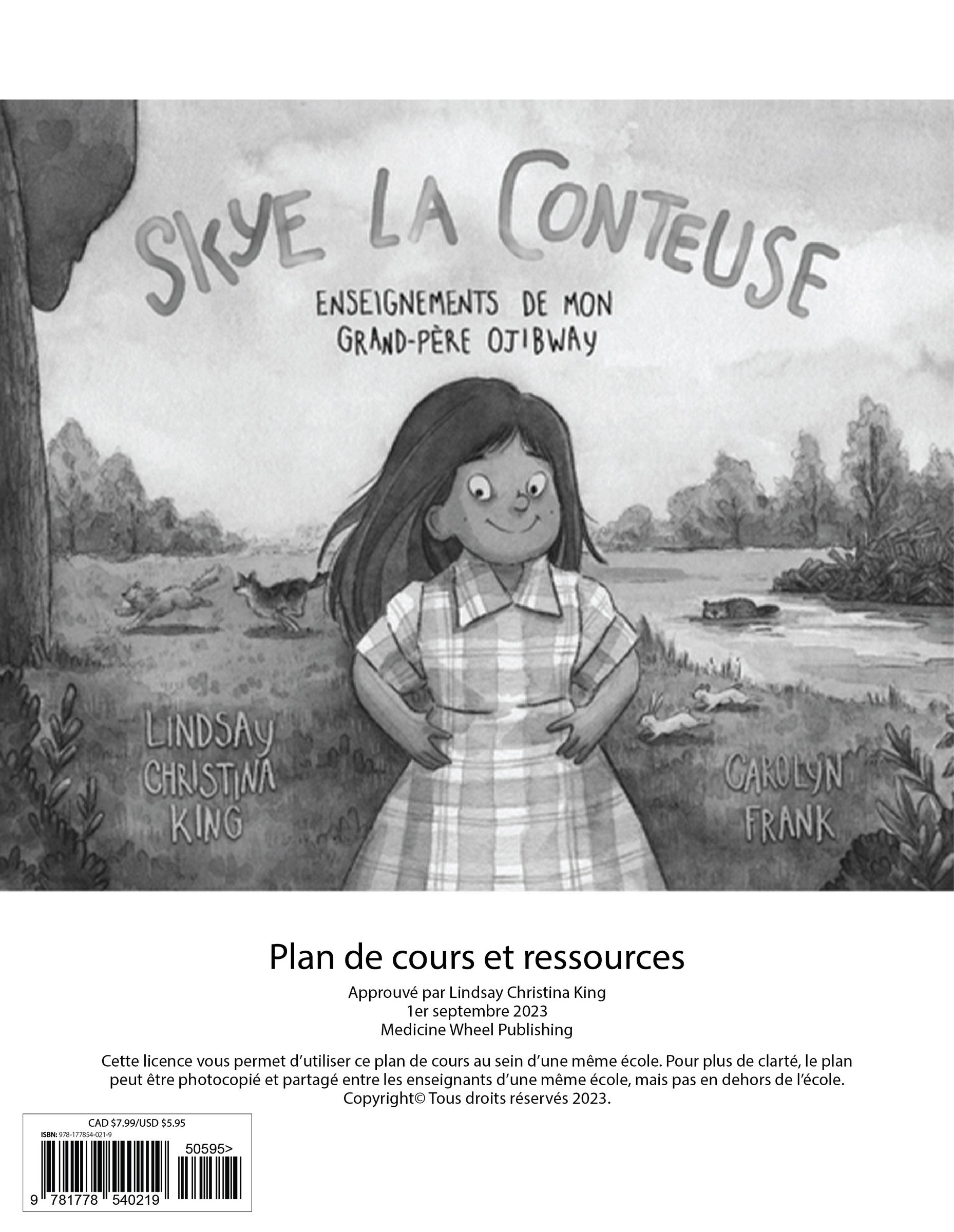 Skye la conteuse plan de cours