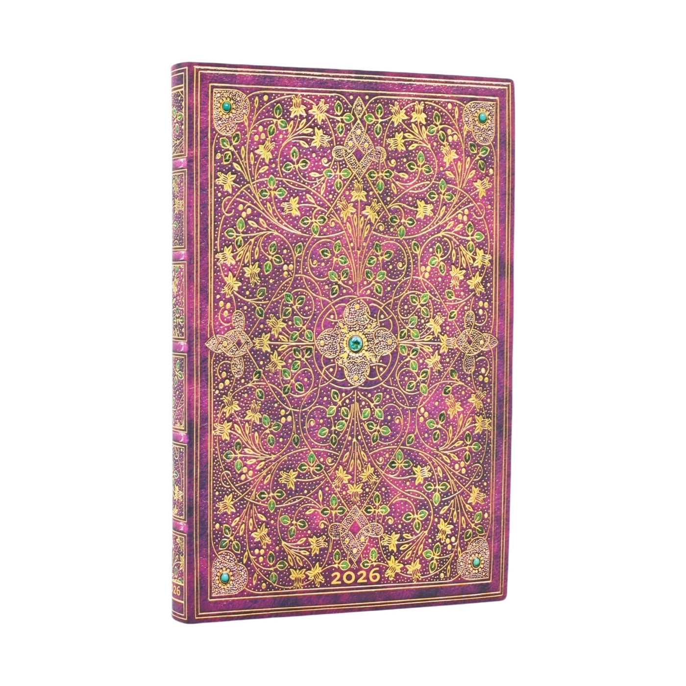 Paperblanks | 2026 Diamond Jubilee | Sangorski & Sutcliffe | 12-Month Flexis | Maxi | Day-at-a-Time | Elastic Band | 400 Pg | 80 GSM