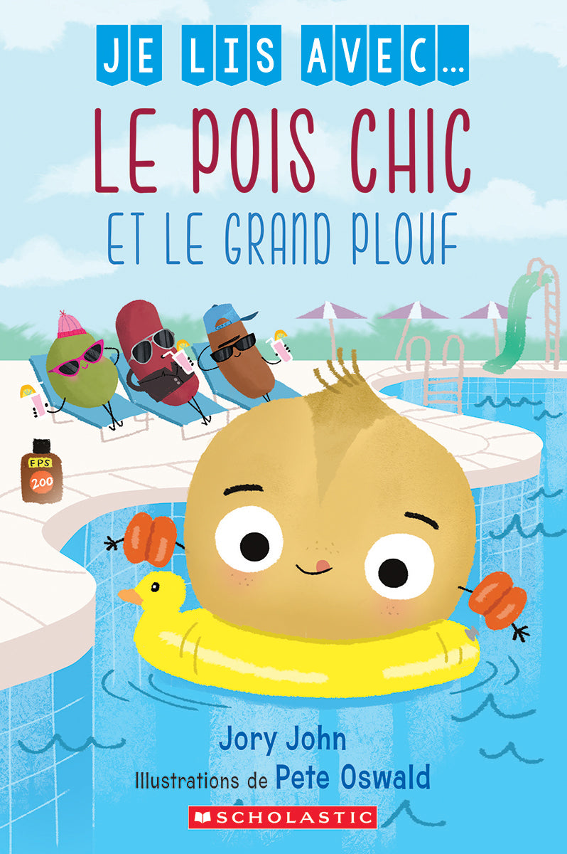 Je lis avec… Le pois chic et le grand plouf