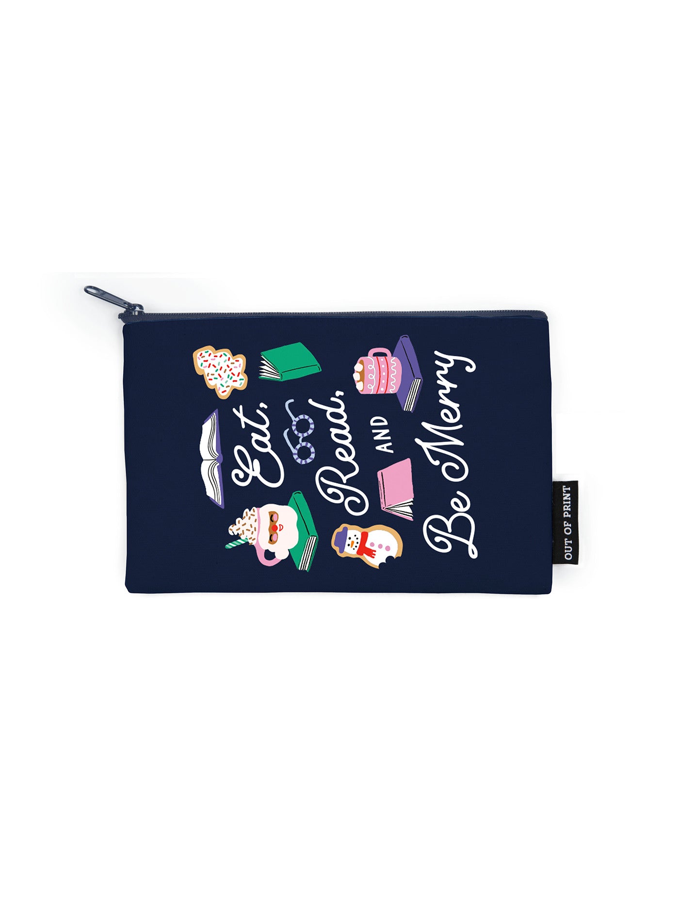 Eat, Read, &amp; Be Merry Pouch