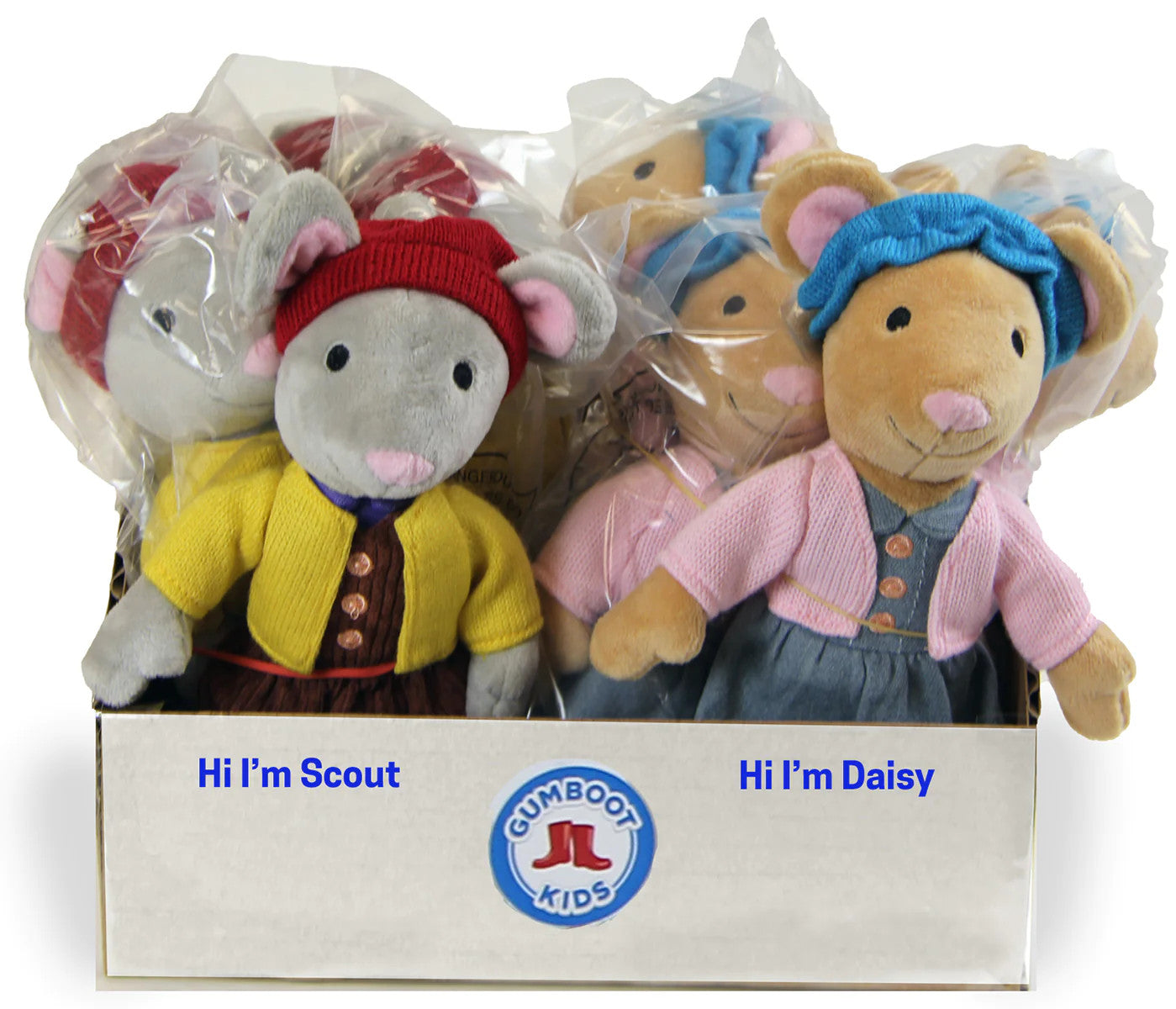 Scout Plush Doll and Daisy Plush Doll counterpack