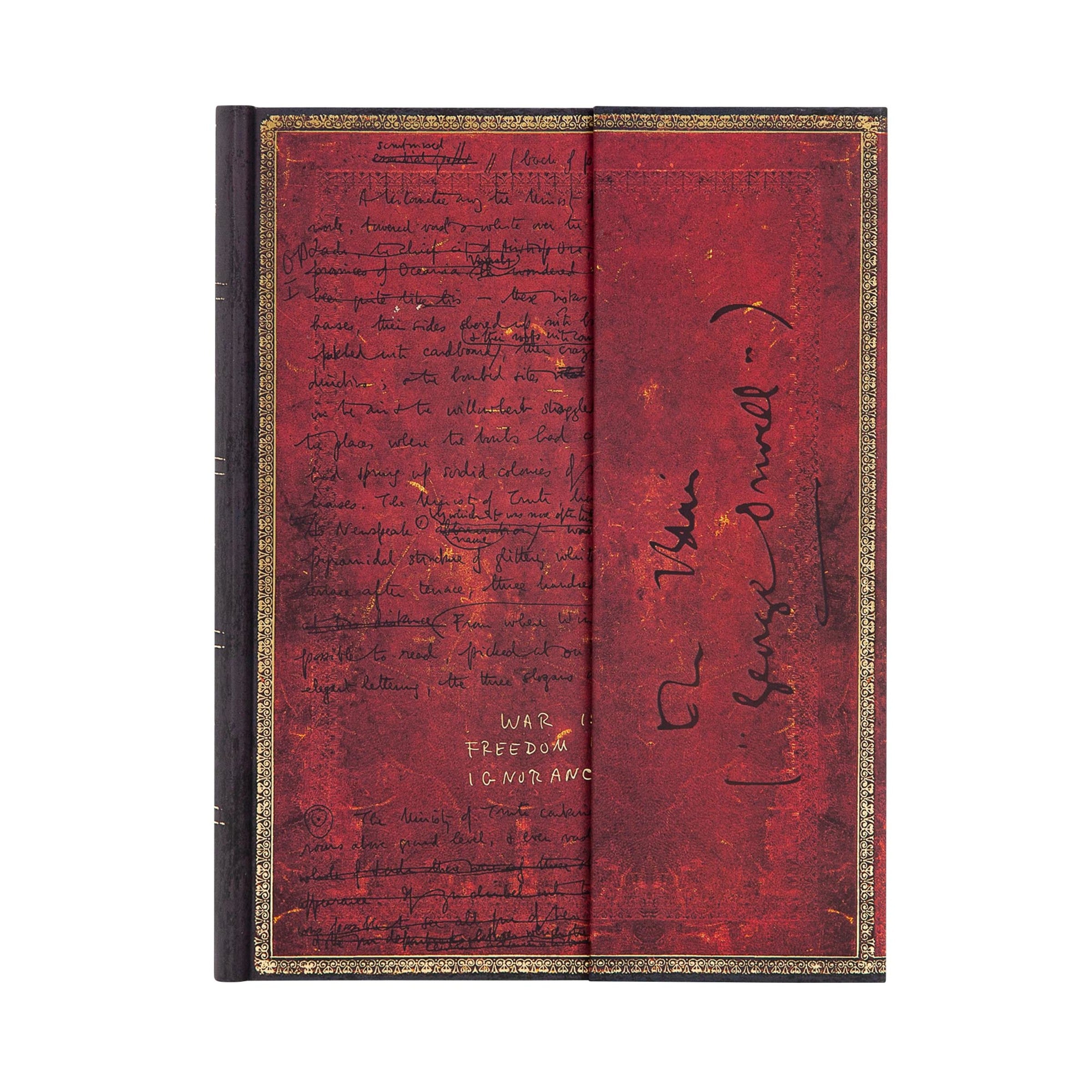 Orwell, Nineteen Eighty-Four Ultra Lined Hardcover Journal, 144pg, 120GSM by Paperblanks (Embellished Manuscripts Collection)